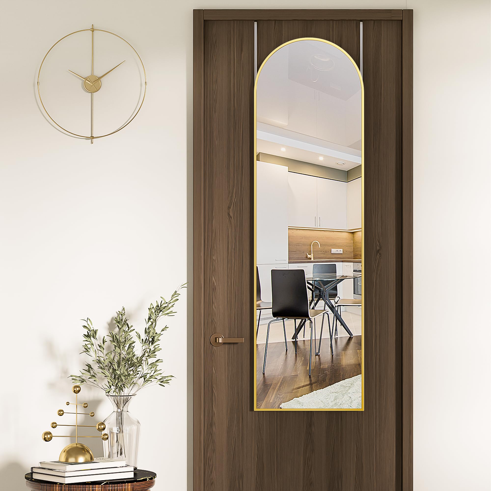 Buy Antok Over The Door Mirror Full Length, 48"x14"Hanging Full Length