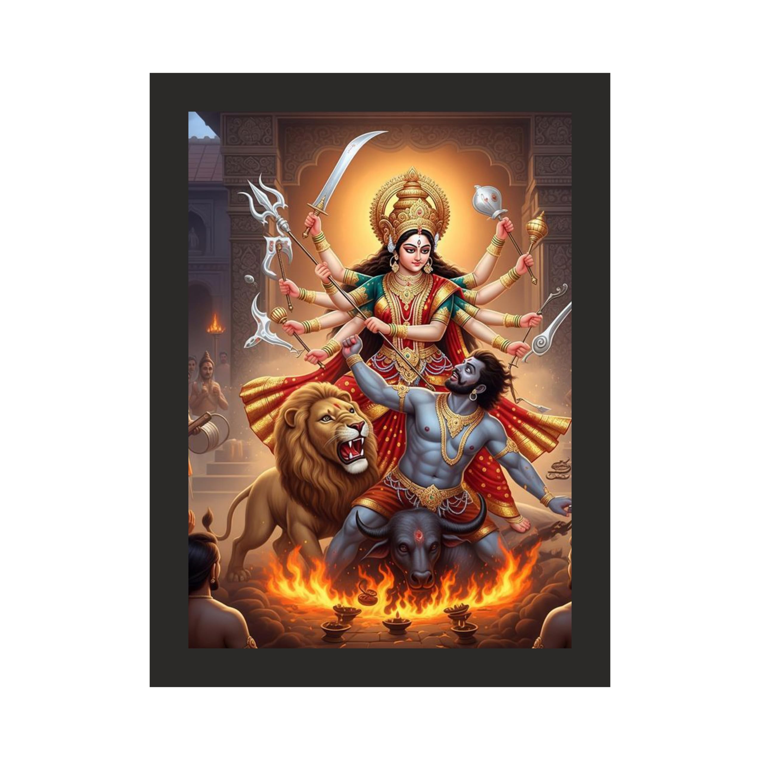 Maa Durga Victory: 12x16