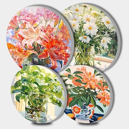 Miniatura 83 de 4 fundas redondas para quemador de estufa de Halloween, cubiertas de quemador eléctrico de calabaza de otoño, 8 y 10 pulgadas, cubierta para Obras