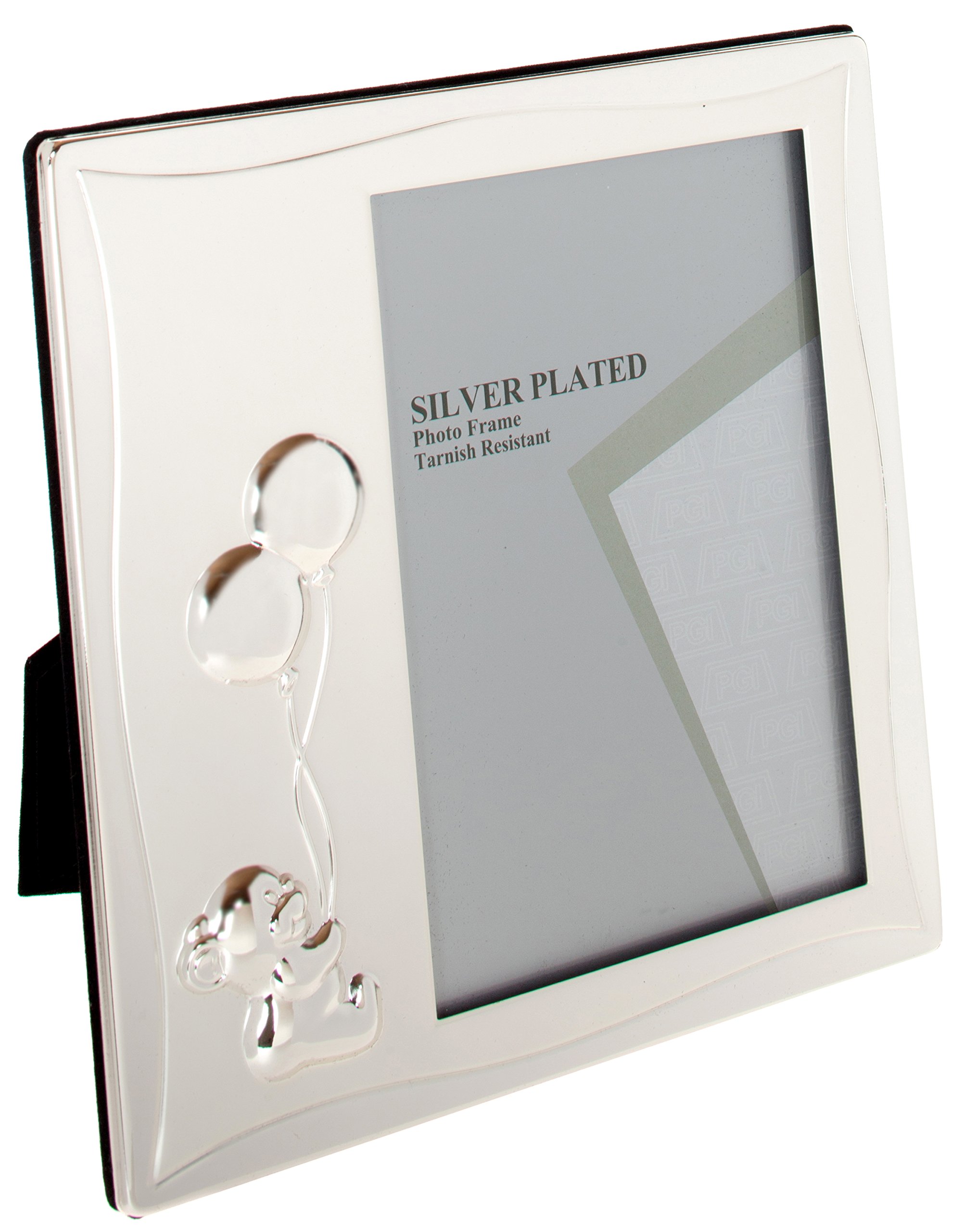 Viceni Silver Plated Baby Nursery Photo Frame, 6 x 4