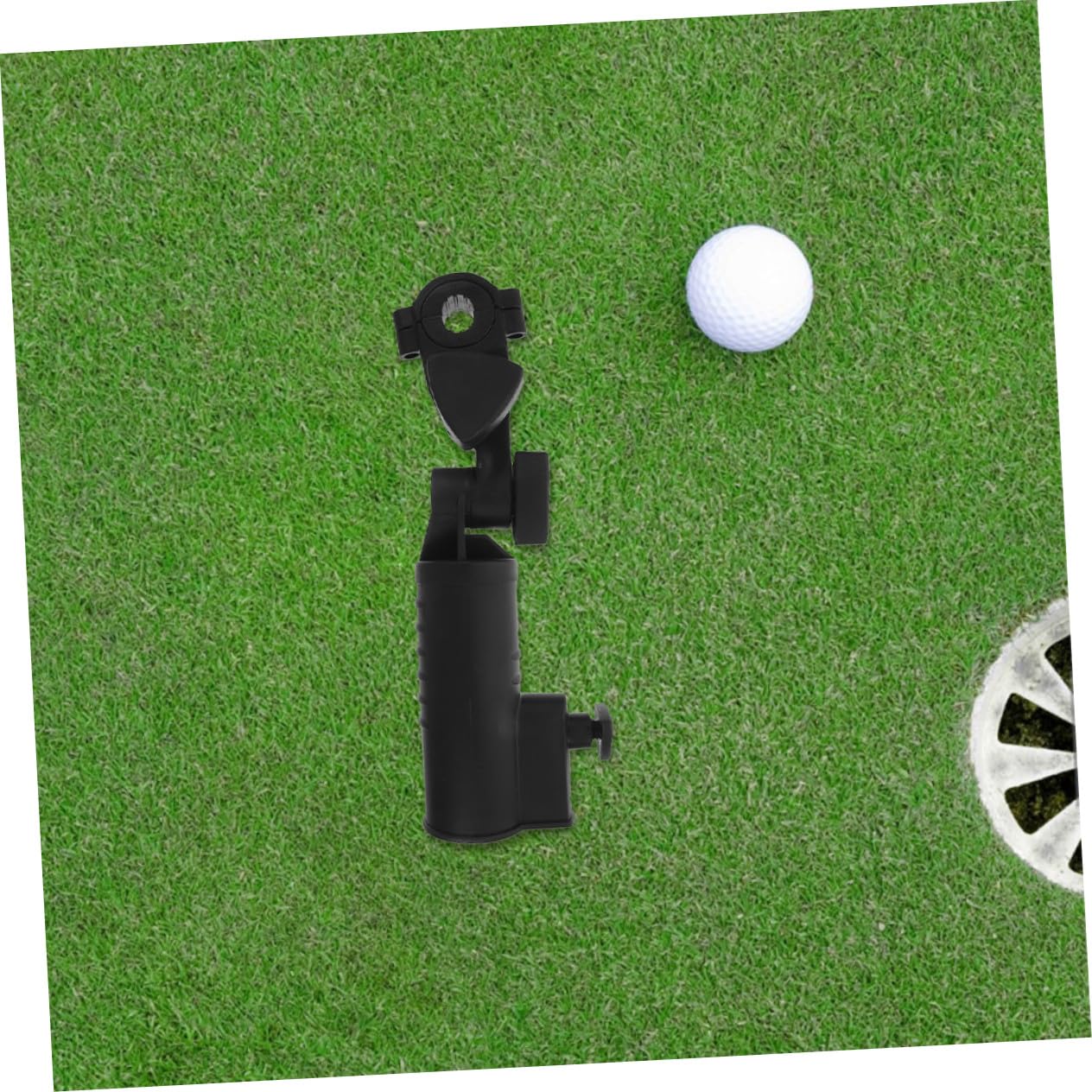 SUPVOX 2 Piezas Paragüero De Golf Abrazadera Porta Paraguas Carro Paraguas para Carrito De Golf Negro Abdominales