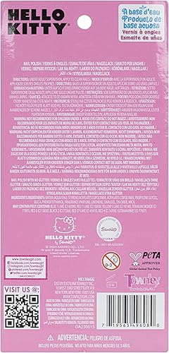 Miniatura 7 de Townley Girl Hello Kitty - Juego de 8 esmaltes de uñas, a base de agua, no tóxico, juego despegable para niñas y niños a partir de 3 años, perfecto
