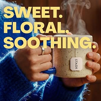 STASH Chamomile Herbal Tea, 100 Bags Bulk Pack, Caffeine Free