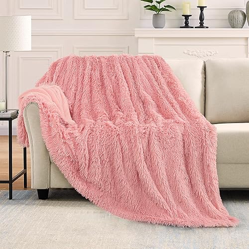 Miniatura 2 de Manta suave de piel sintética de tamaño Queen de 78 x 90 pulgadas (198.12 x 228.6 cm), reversible, ligera y esponjosa, acogedora felpa de forro