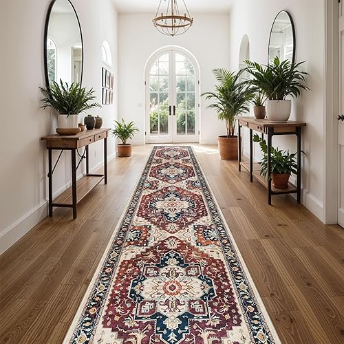 Miniatura 31 de Alfombra Pasillo Lavable 2x10 - Alfombra de Pasillo Alfombras y Tapetes de Cocina Antideslizante Lavable Impermeable Alfombra Pasillo para Sala