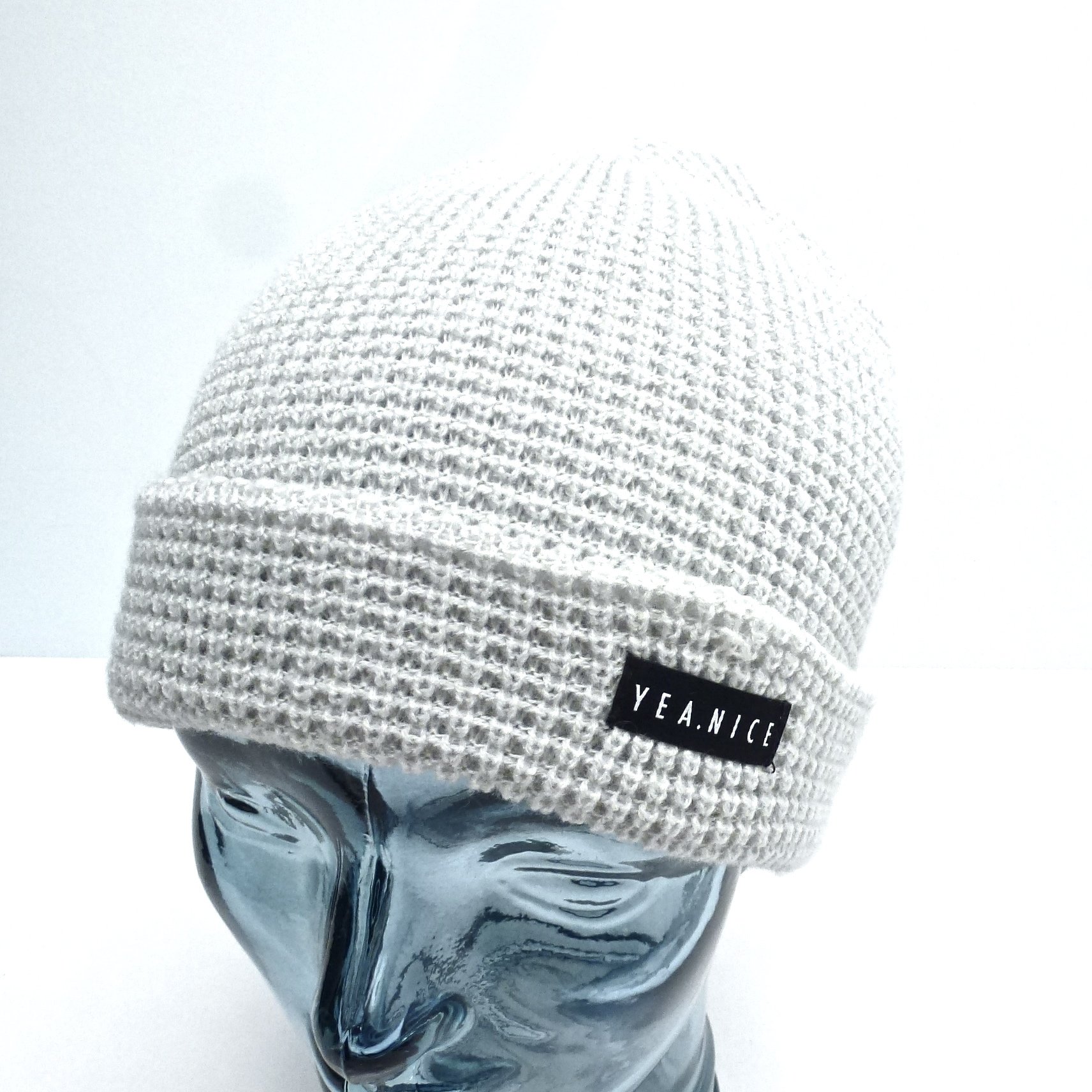 YEA.Nice Beanie Hat Light Gray: Buy 