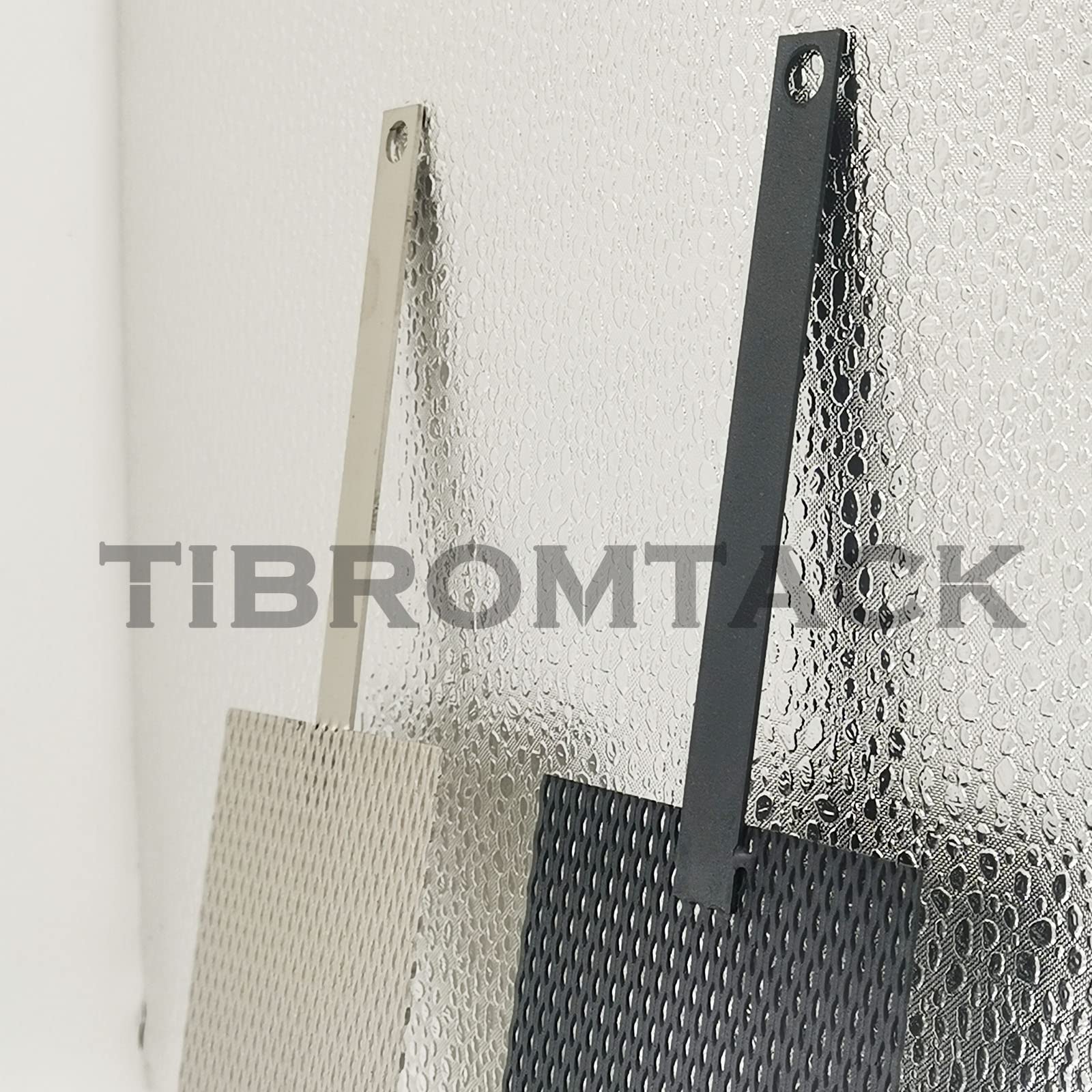 Titan-Elektrode 2 PCS, Titan Anode Mesh mit MMO Ruthenium-Iridium-Beschichtung und Kathode Elektrolytische Mesh ohne Beschichtung für Chlor-Produktion und Wasser Ionisator