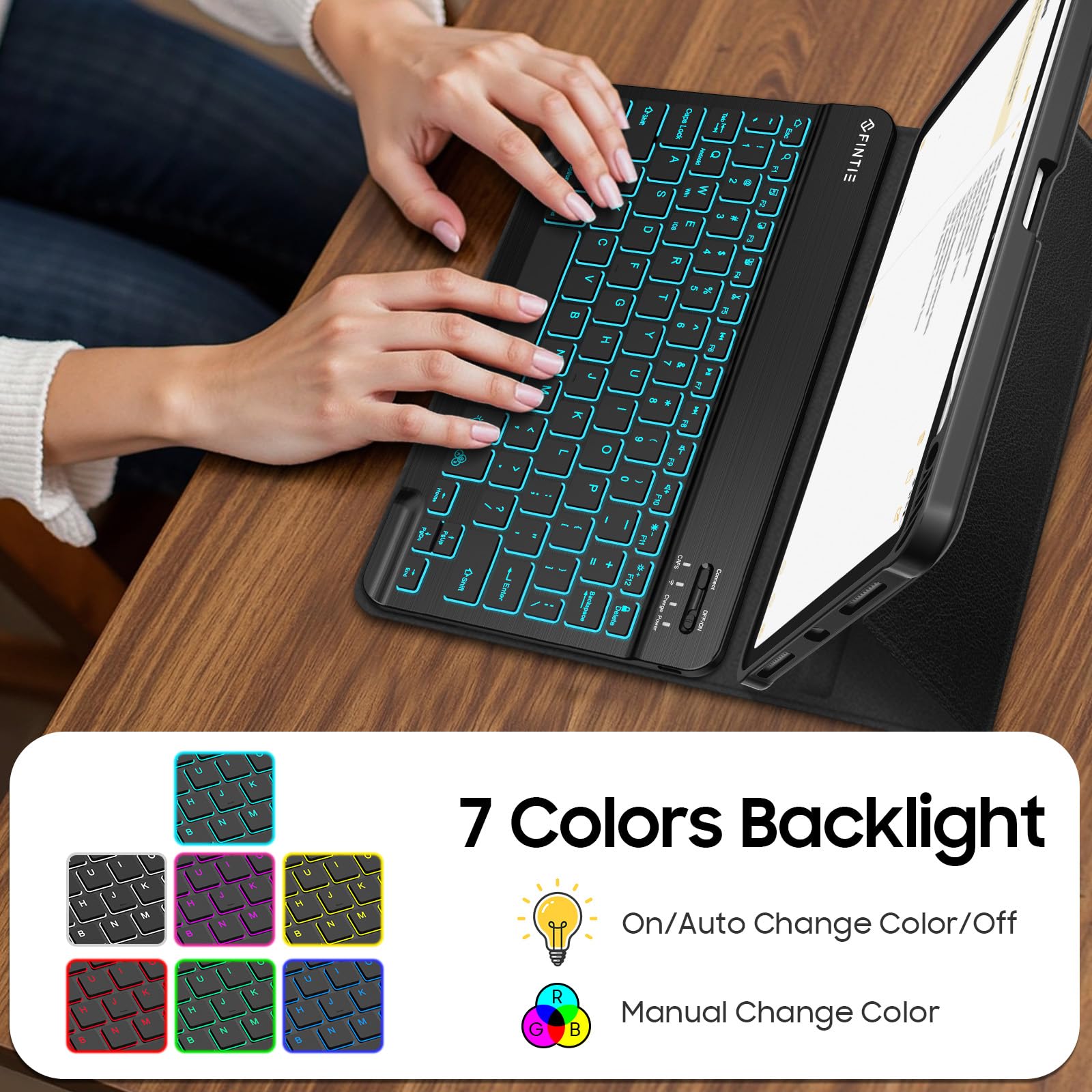 Amazon.com: FINTIE Backlit Keyboard Case for iPad Air 11-inch M4