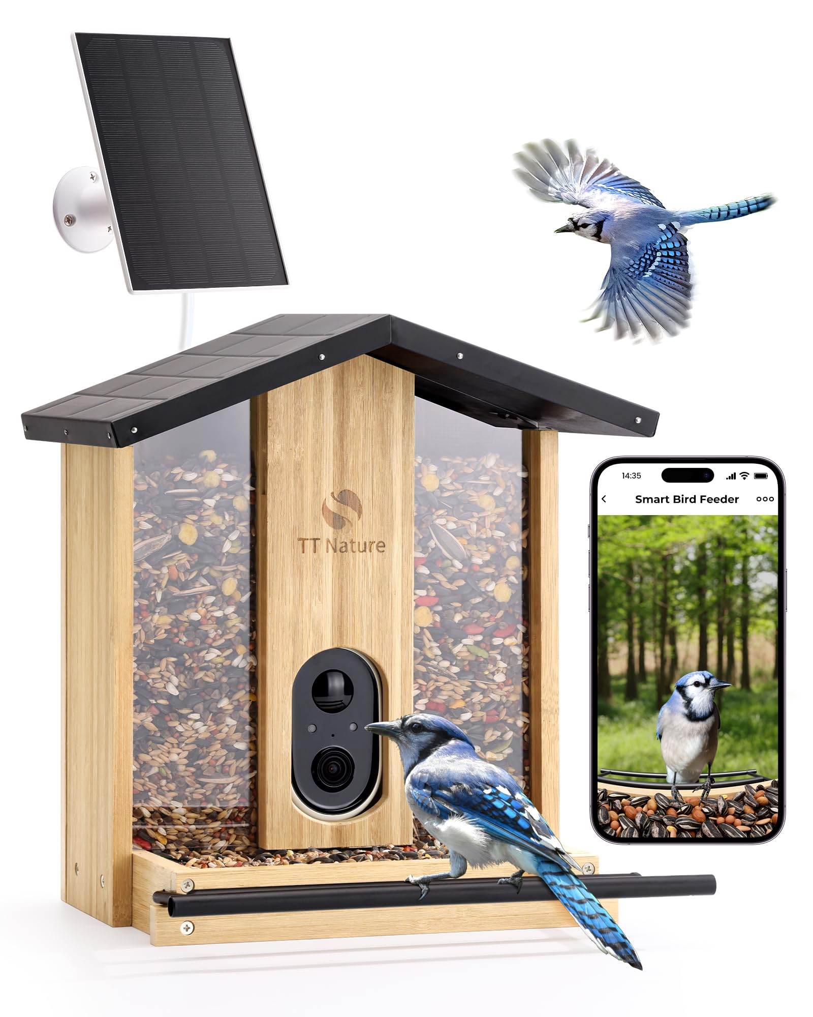 Amazon.com : TT Nature Bird Feeder with Camera – 3L Smart Bird