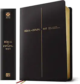 Bíblia de Estudo NVT (Nova Versão Transformadora): Capa Preta