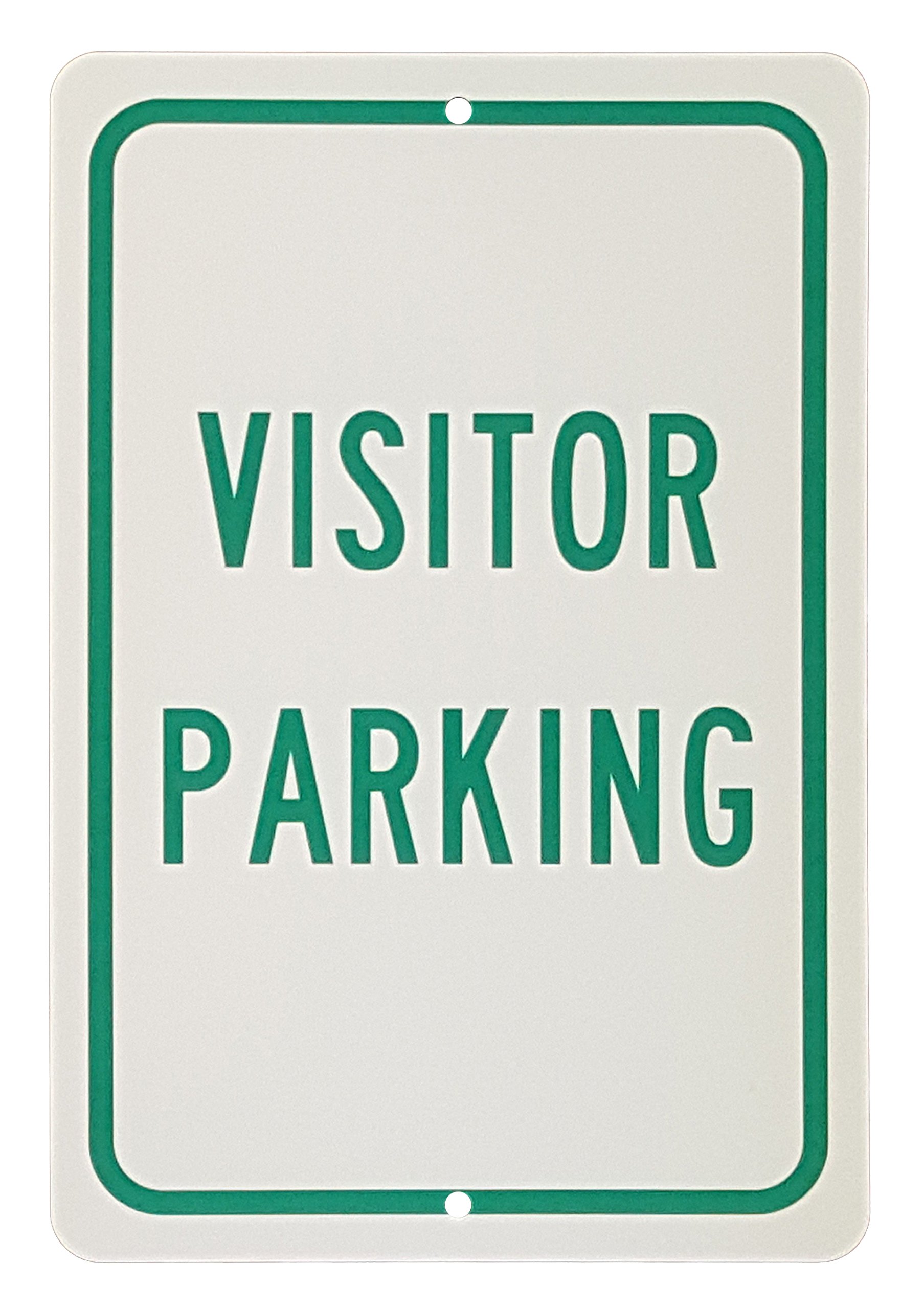 Customized Solutions Visitor Parking 8" x 12" Aluminum Sign