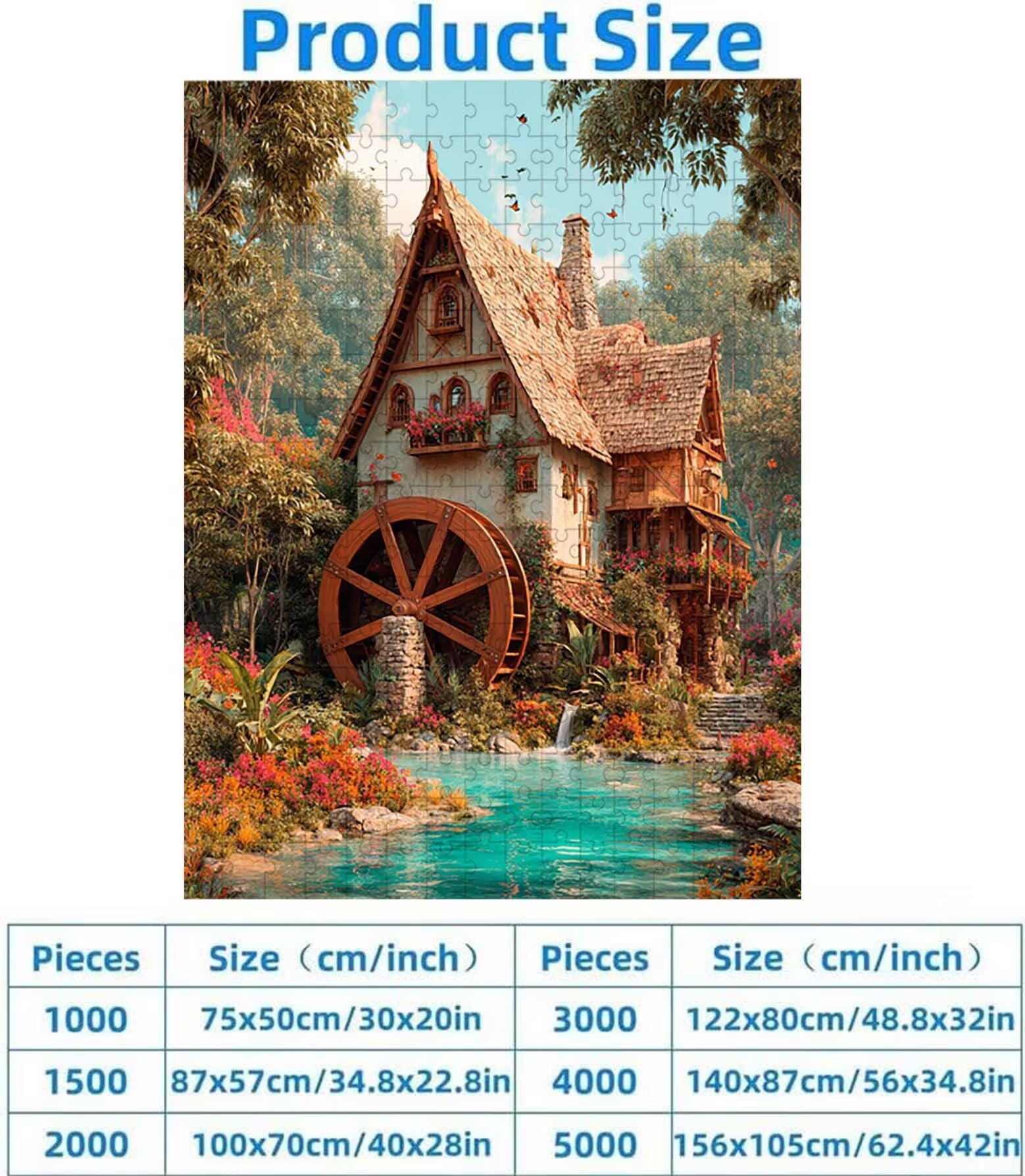 Puzzle dla dorosłych 1500 sztuk | Zabawa rodzinna i zajęcia grupowe dla nastolatków i prezent urodzinowy dla dzieci w wieku 14 lat | Dekoracja domu i pomysł na prezent Relax87x57cm PjY9355 1-P