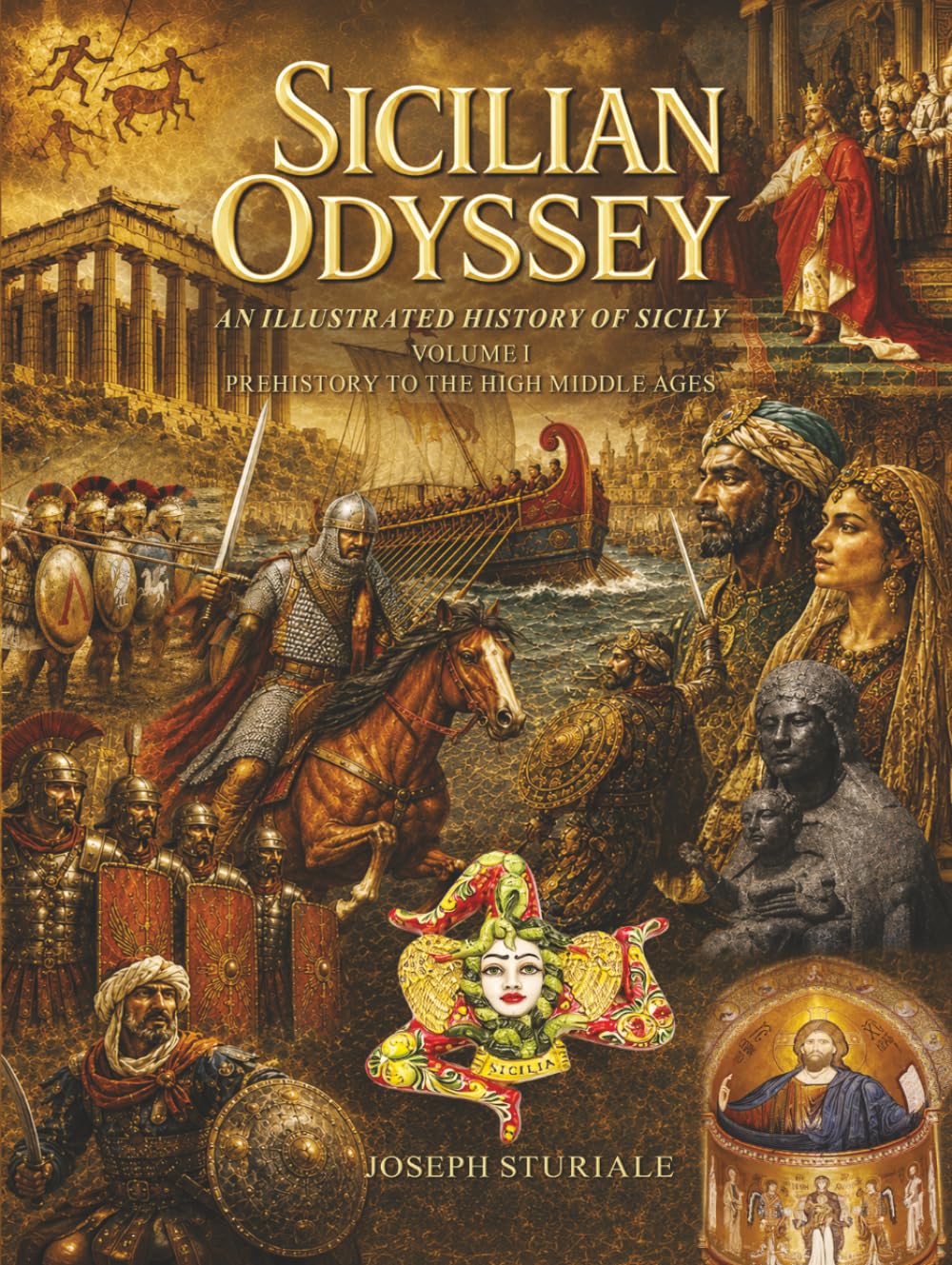 Sicilian Odyssey: An Illustrated History of Sicily: Volume I - Prehistory to the High Middle Ages