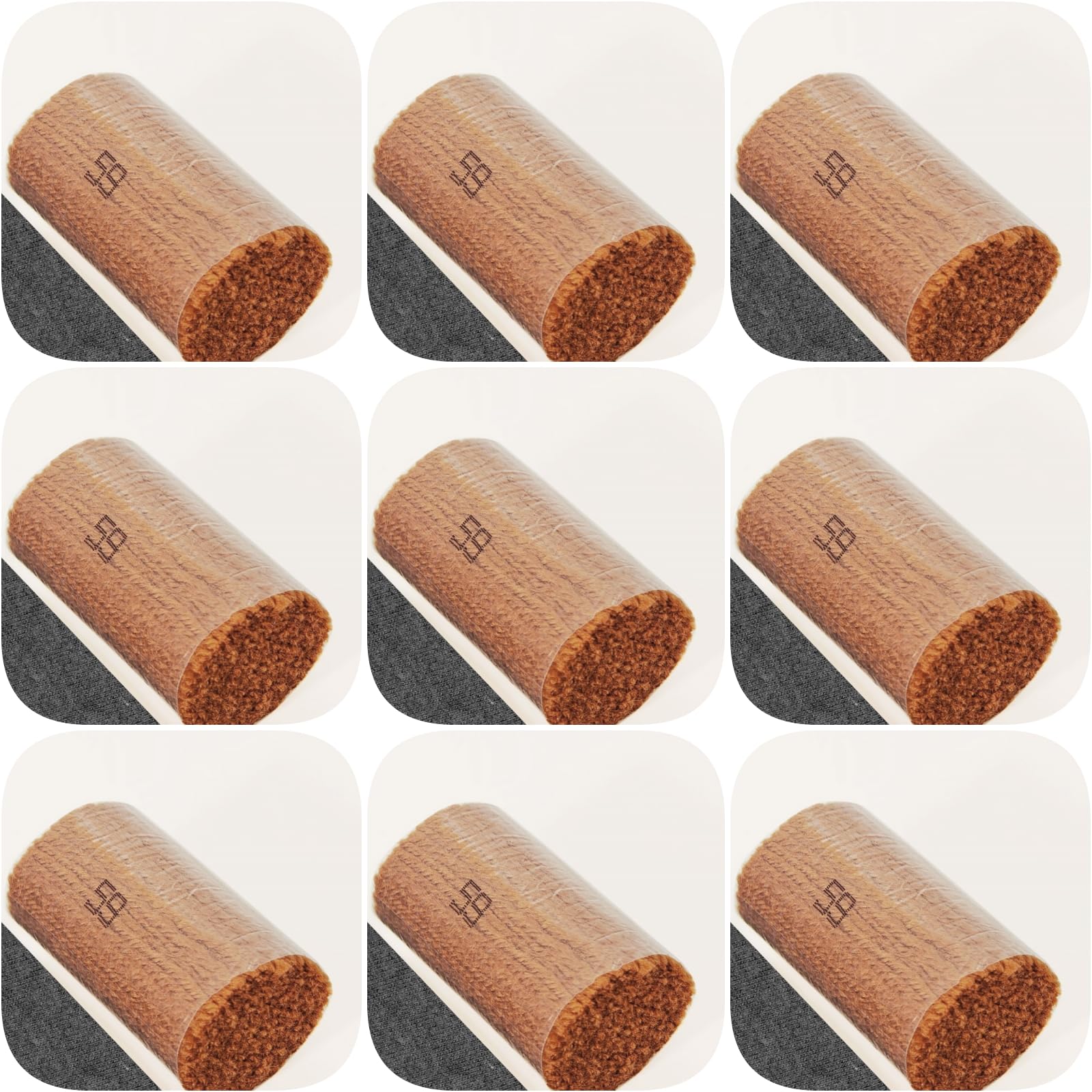 Yglnden 10 Bundles Latch Hook Kit Colorful Yarn Bundles Cut Rug DIY Latch Hook Yarn for Handmake Craft Sewing Knitting for Adults (10 Bundles# Brown G)