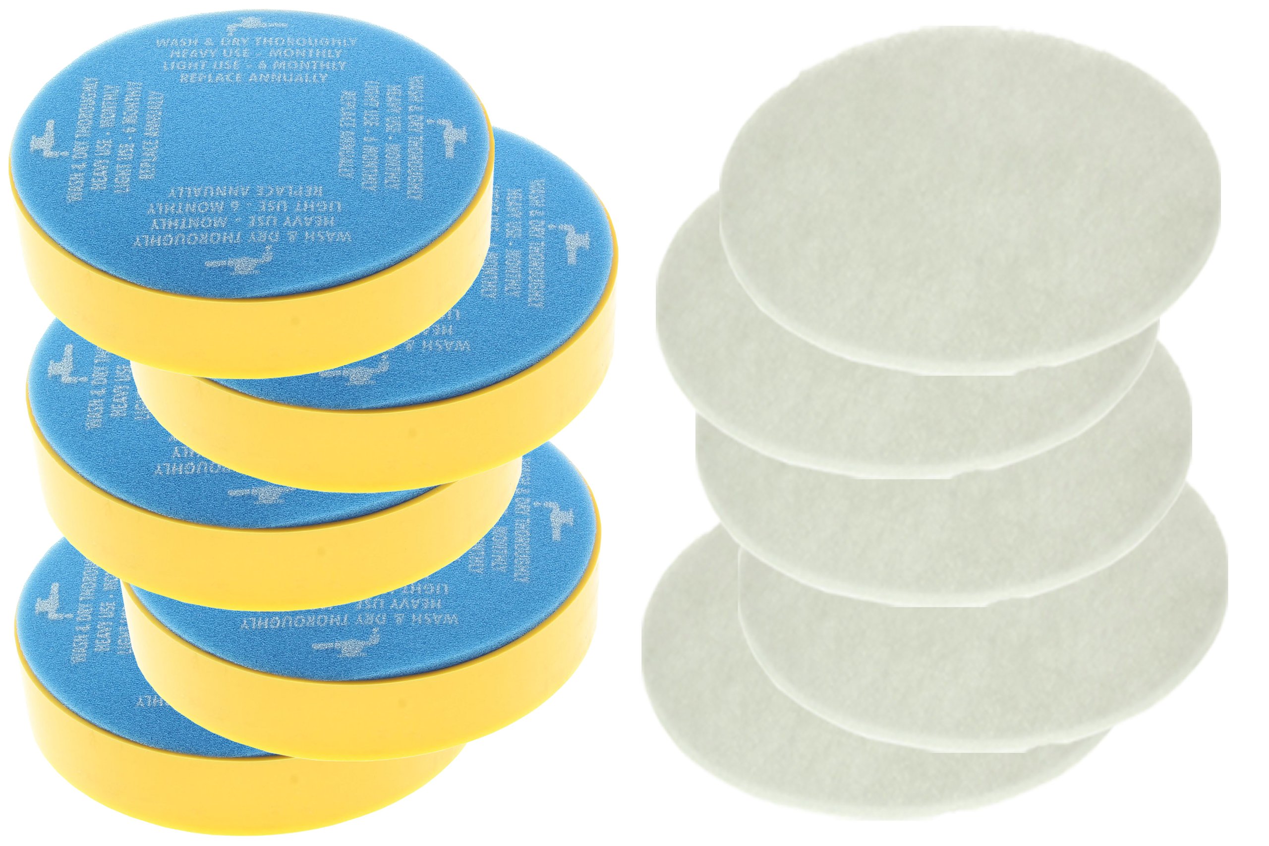First4spares Washable Lifetime Pre Motor Top Filters and Post Filter Pads for Dyson DC04 Vacuum Cleaners (5 of Each)
