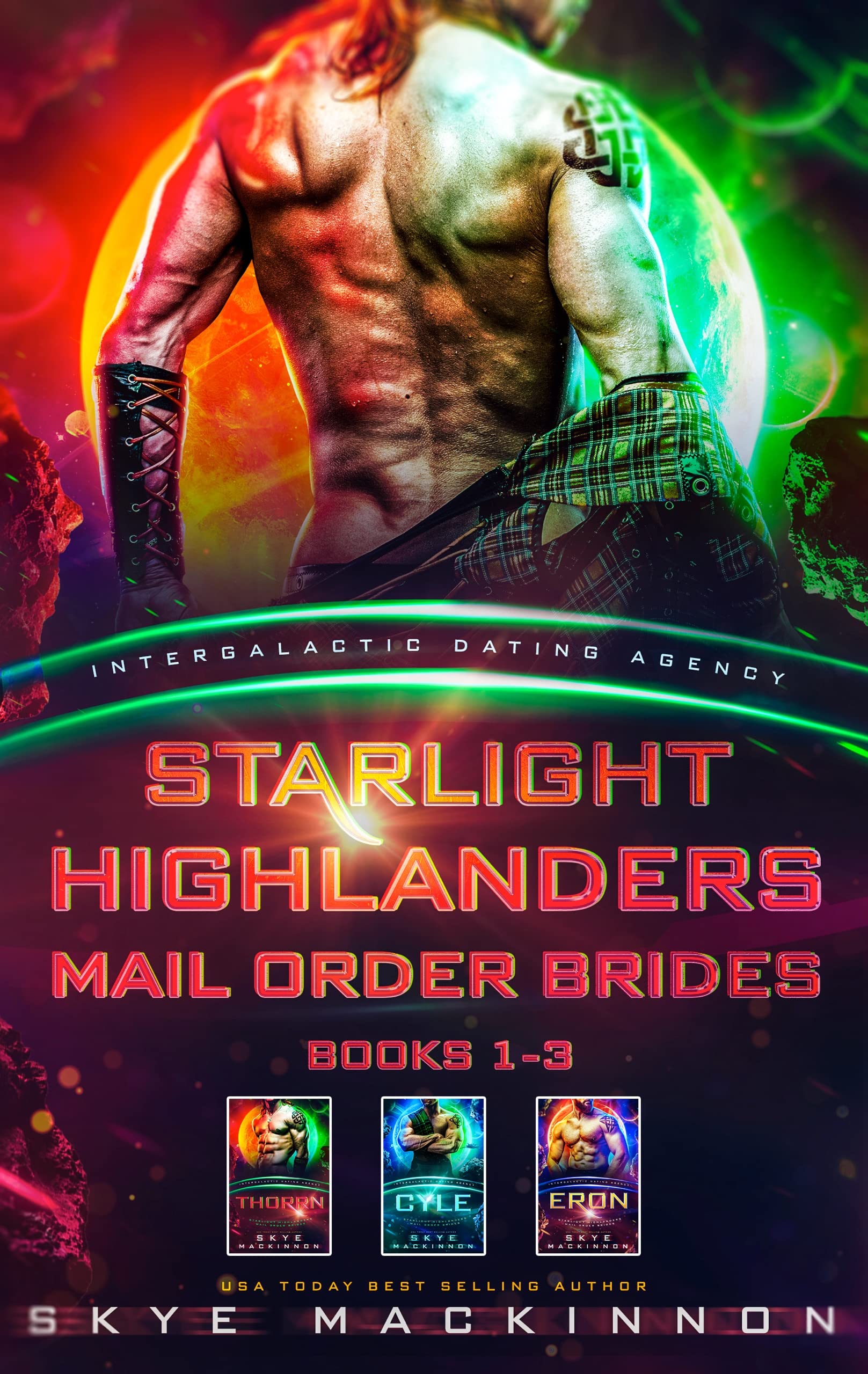 Cover of Starlight Highlanders Mail Order Brides: Books 1-3