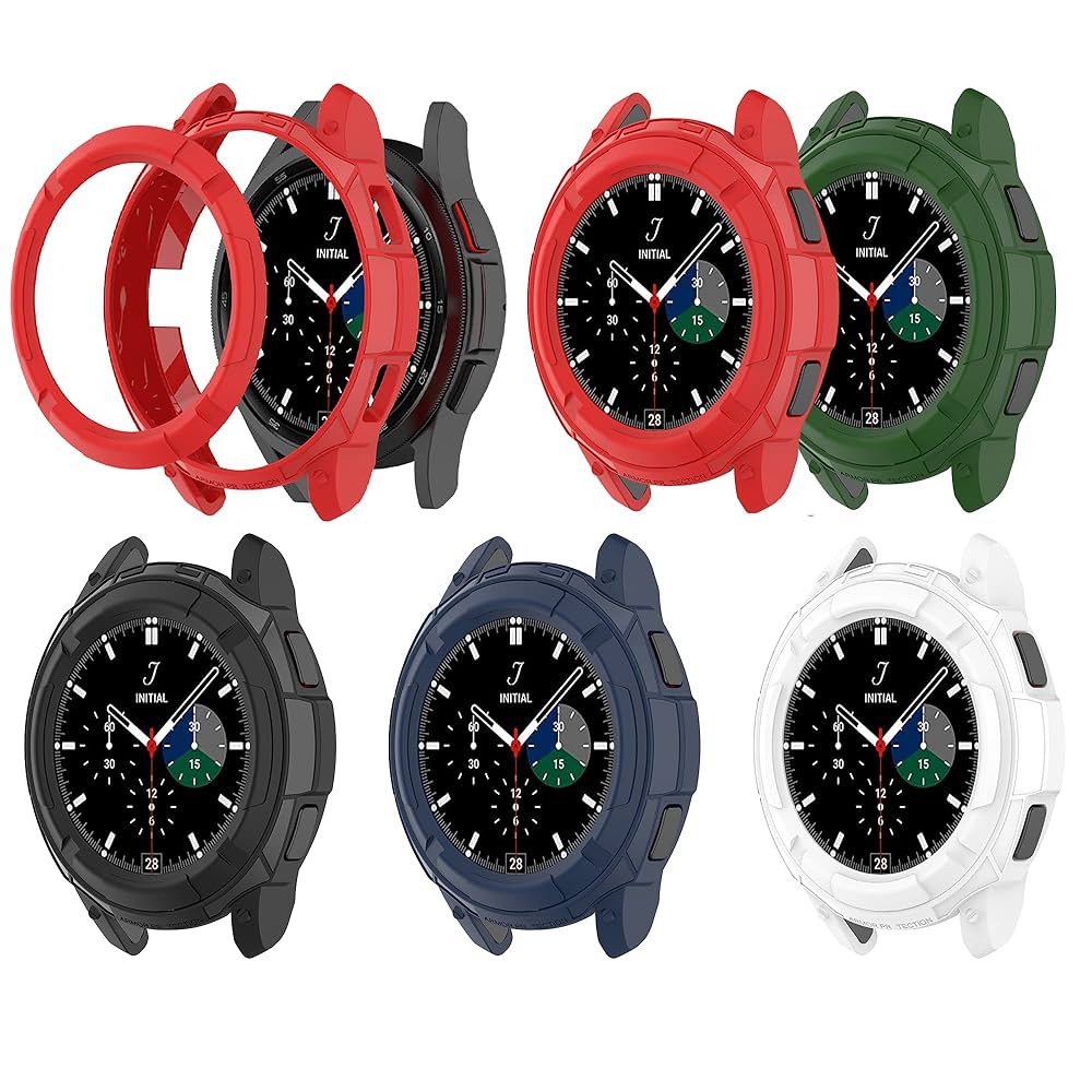 Galaxy - galaxy watch4 ケース付き Amazon.com: Samsung Galaxy Watch 4 Classic 46mm Protective