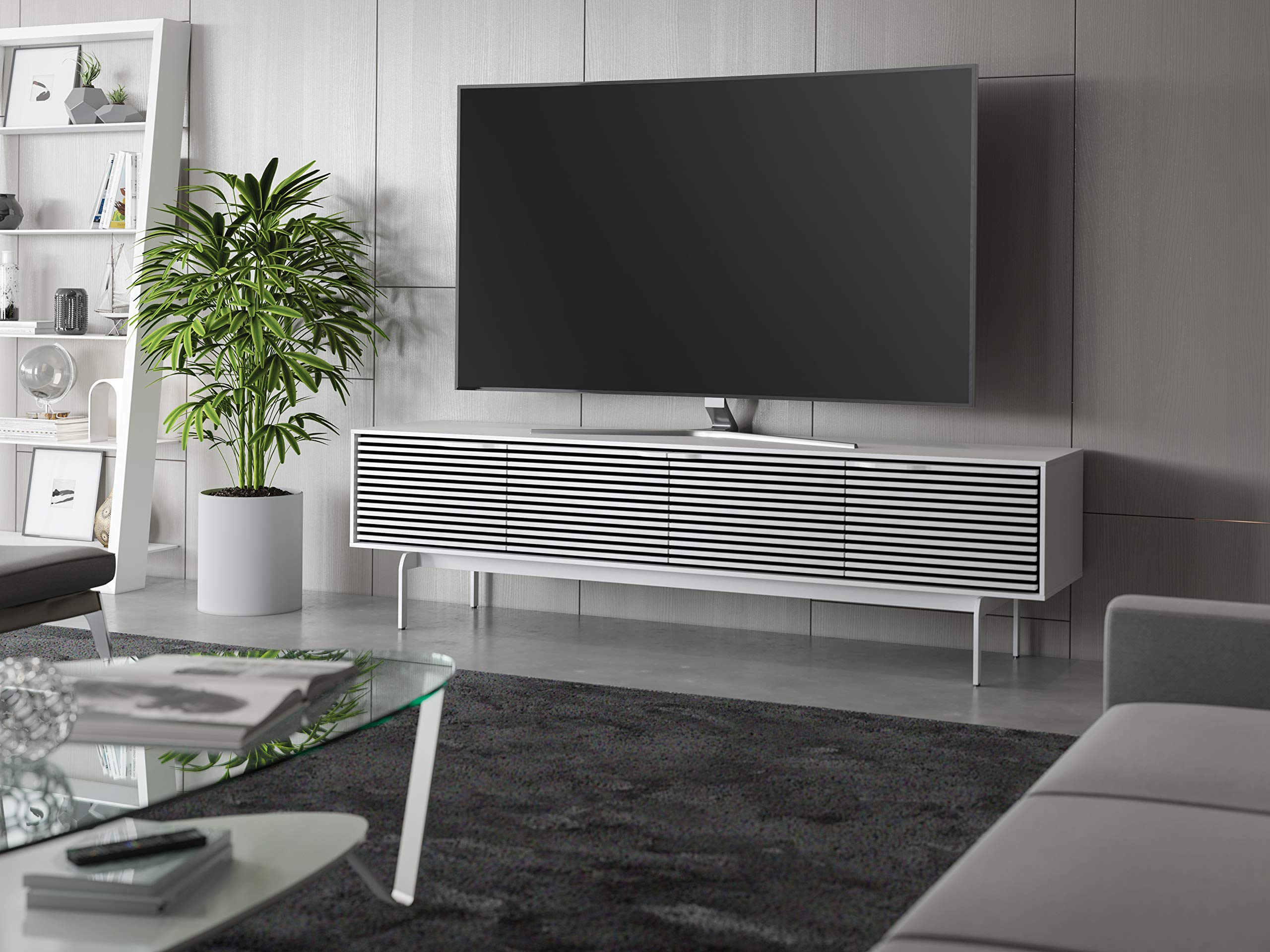 Amazon.com: BDI Furniture Align 7473-81'' Low Profile TV Stand for