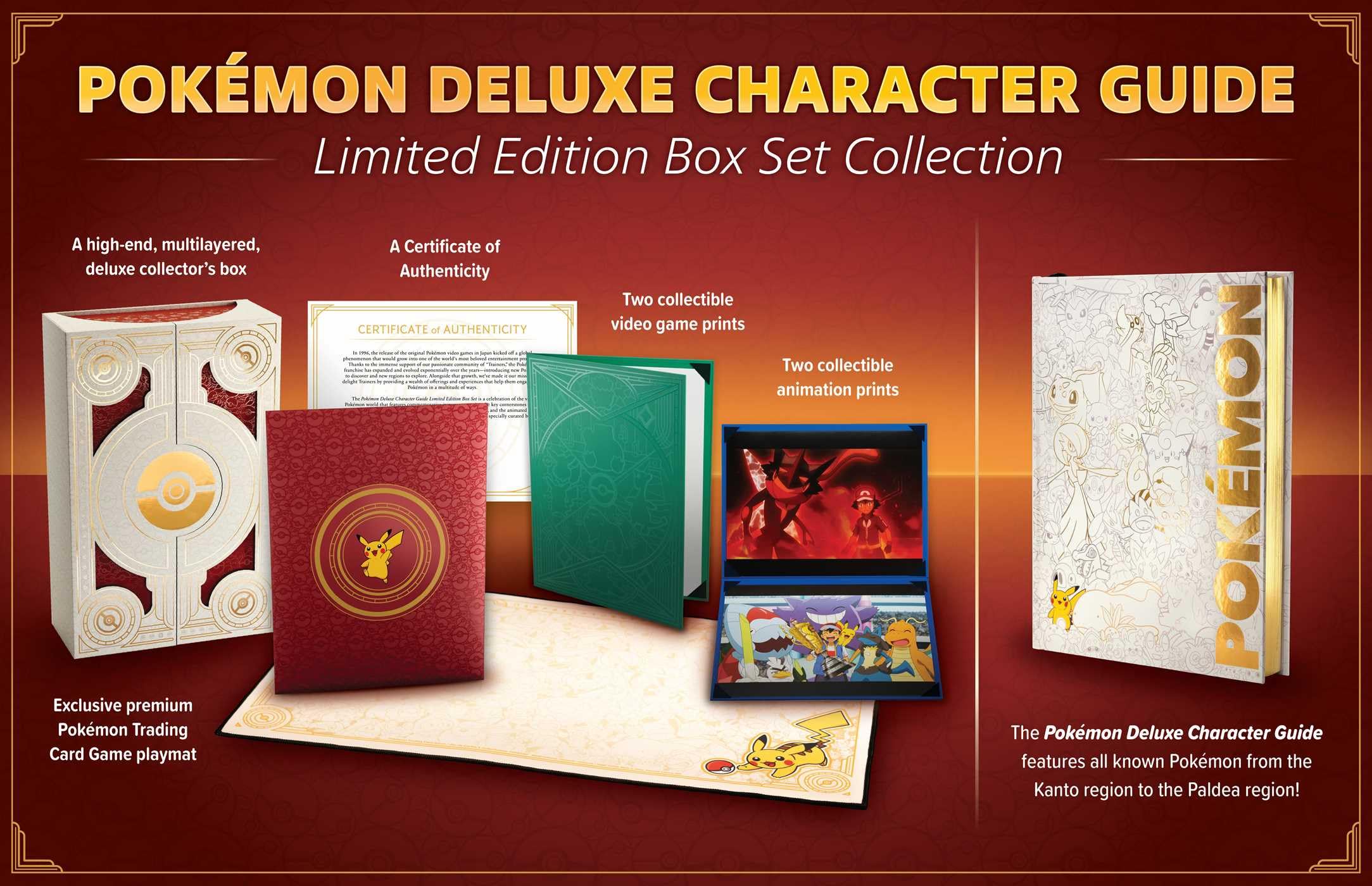 Pokémon Deluxe Character Guide Limited Edition Box Set Collection (Pokemon Pikachu Press)