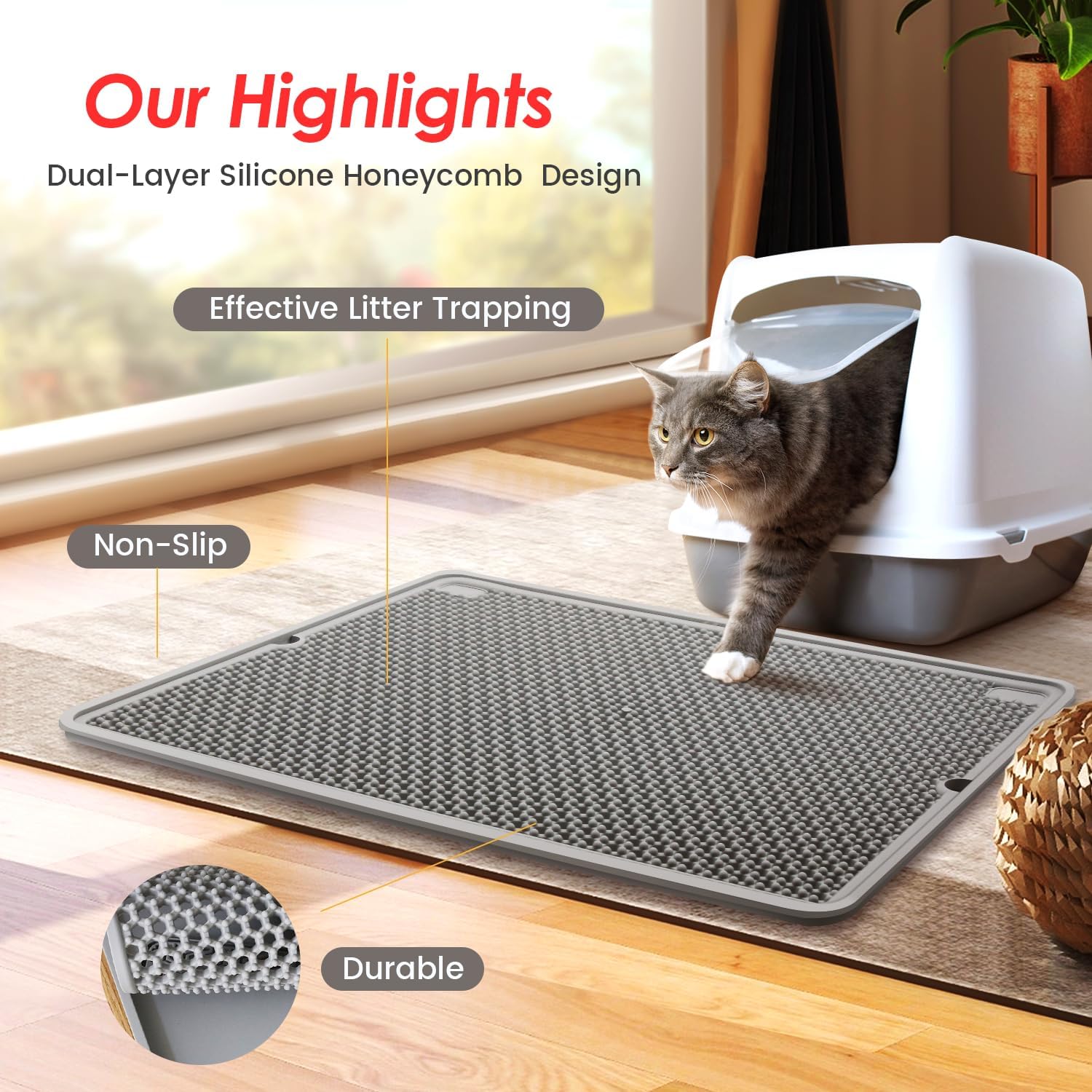 Cat Litter Mat Litter Box Trapping Mat for Kitty Egypt Ubuy