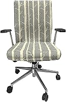 Vista 27 de Ambesonne Funda para silla de oficina en acuarela, selvas exóticas de Hawái, inspiradas en hojas verdes frescas y plantas tropicales, funda