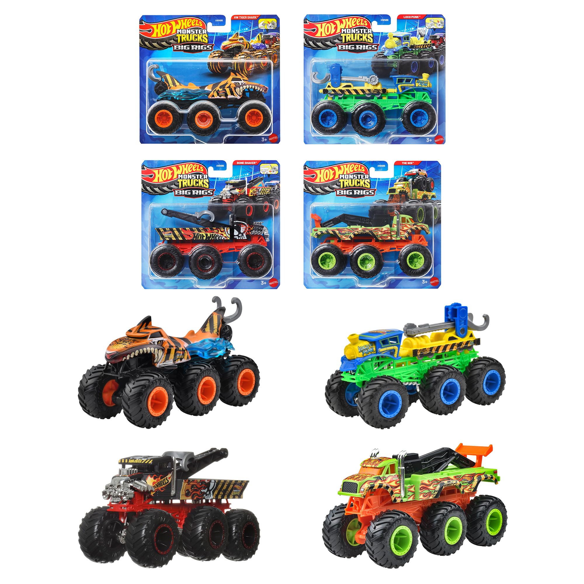 Amazon | ホットウィール(Hot Wheels) モンスタートラック トランス 