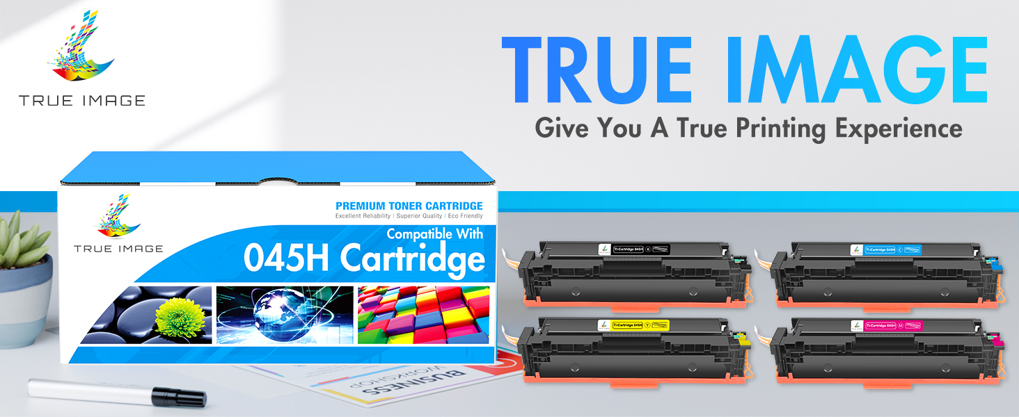 Amazon.com: 045H 045 Toner Cartridges 4-Color Set Compatible for