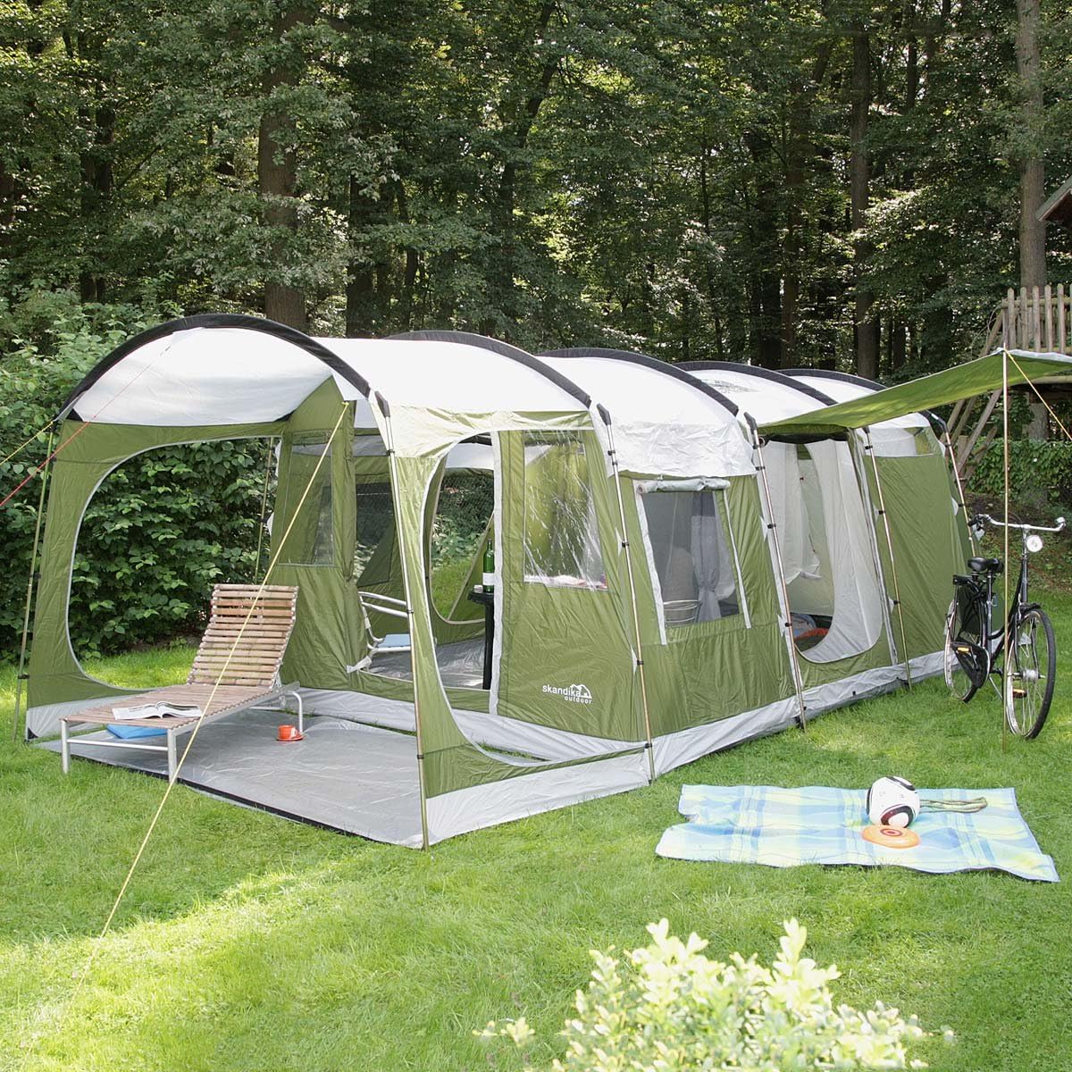 Skandika Saturn Tent - 4 Person, Green
