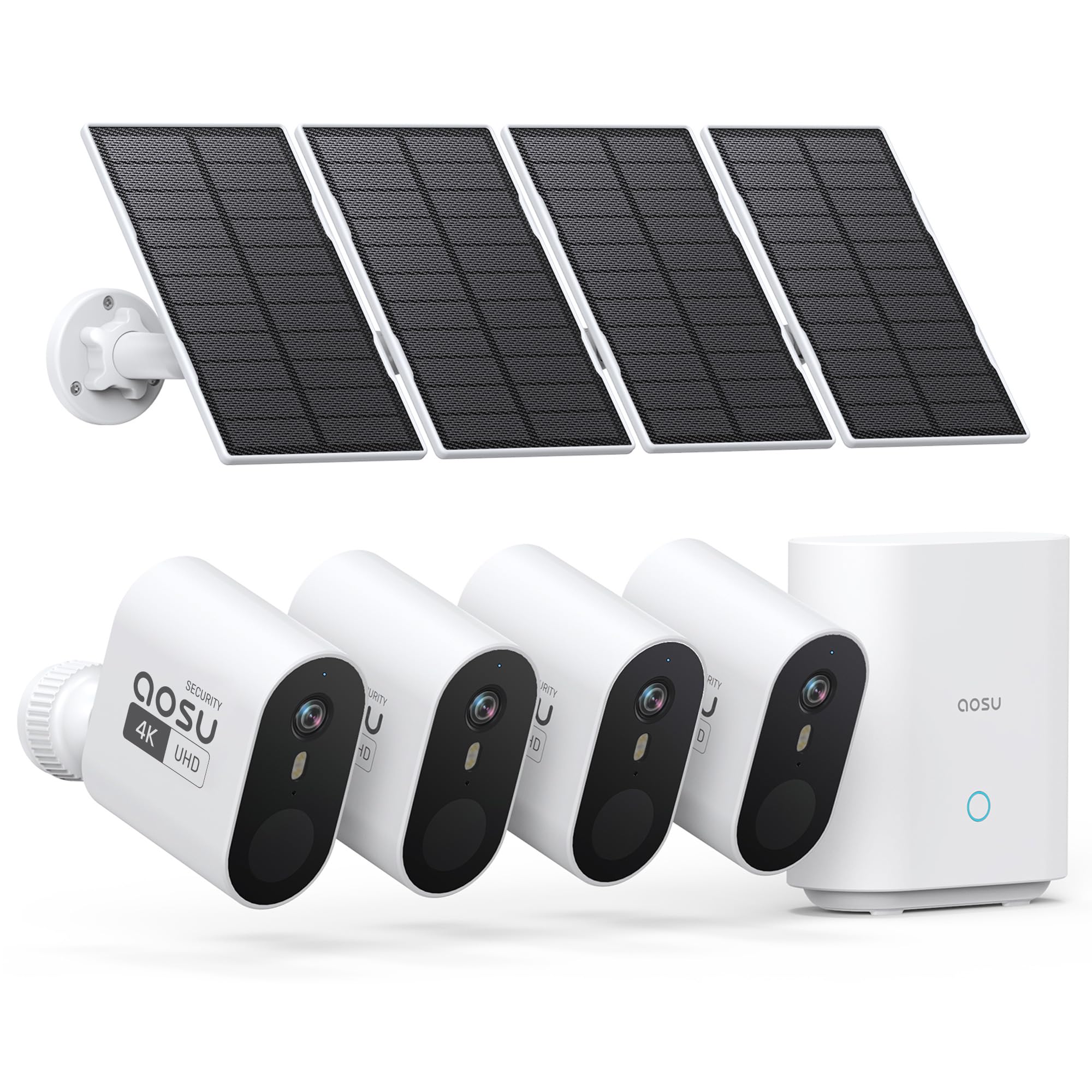 aosu Solar Security Cameras Outdoor Wireless