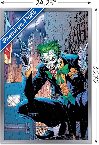Miniatura 41 de Trends International DC Comics - Póster de pared de The Joker - Bang, 22.375 x 34 pulgadas, versión enmarcada en negro Versión enmarcada Barnwood