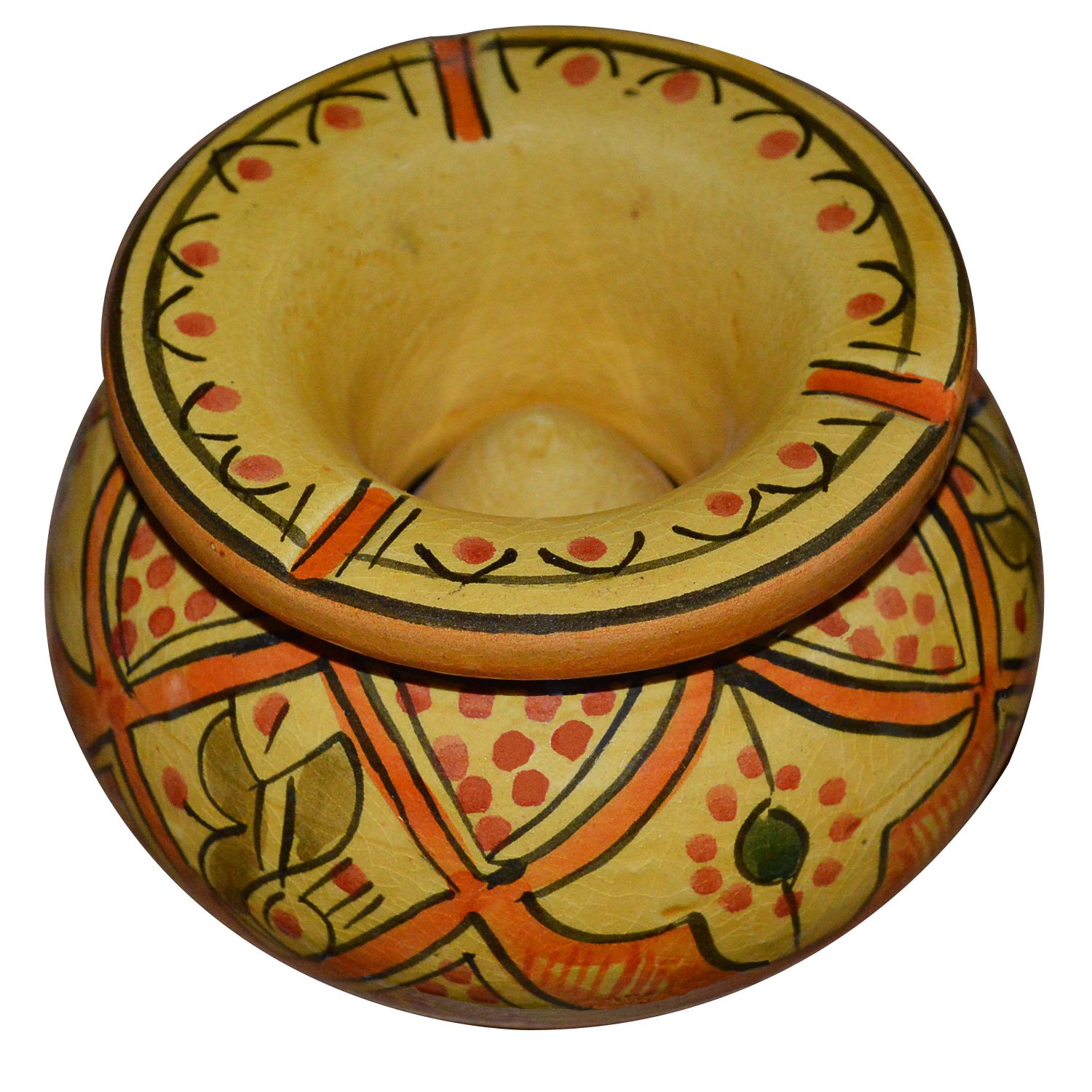 Ceramic Ashtrays Hand Made Smokeless Large Moroccan