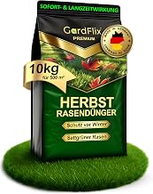 Herbstrasendünger 10 kg mit Kalium für winterfesten Rasen