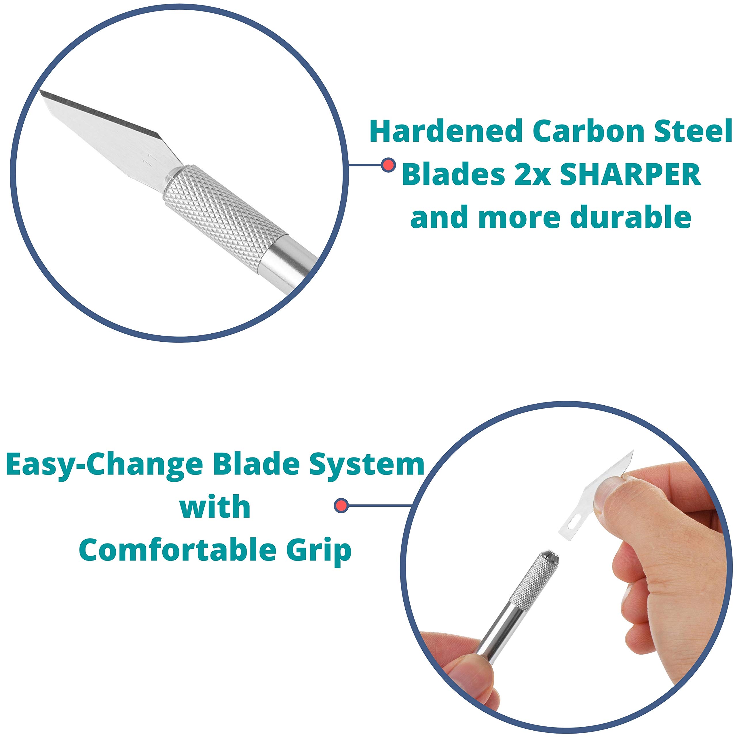 Buy Mr. Pen Exacto Knife, Craft Knife, 33 Piece, Exacto Knife for