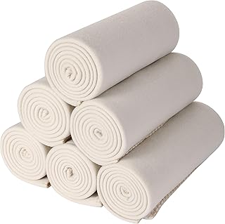 CAI TENG Fleece Throw Blankets Blanket for Couch Bulk Lightweight Warm Soft 50 x 60 inch Cozy Kids Blankets & Throws Fleece Fabric Small Blanket 6 Pack for Bed Sofa Office Travel Dog Beige