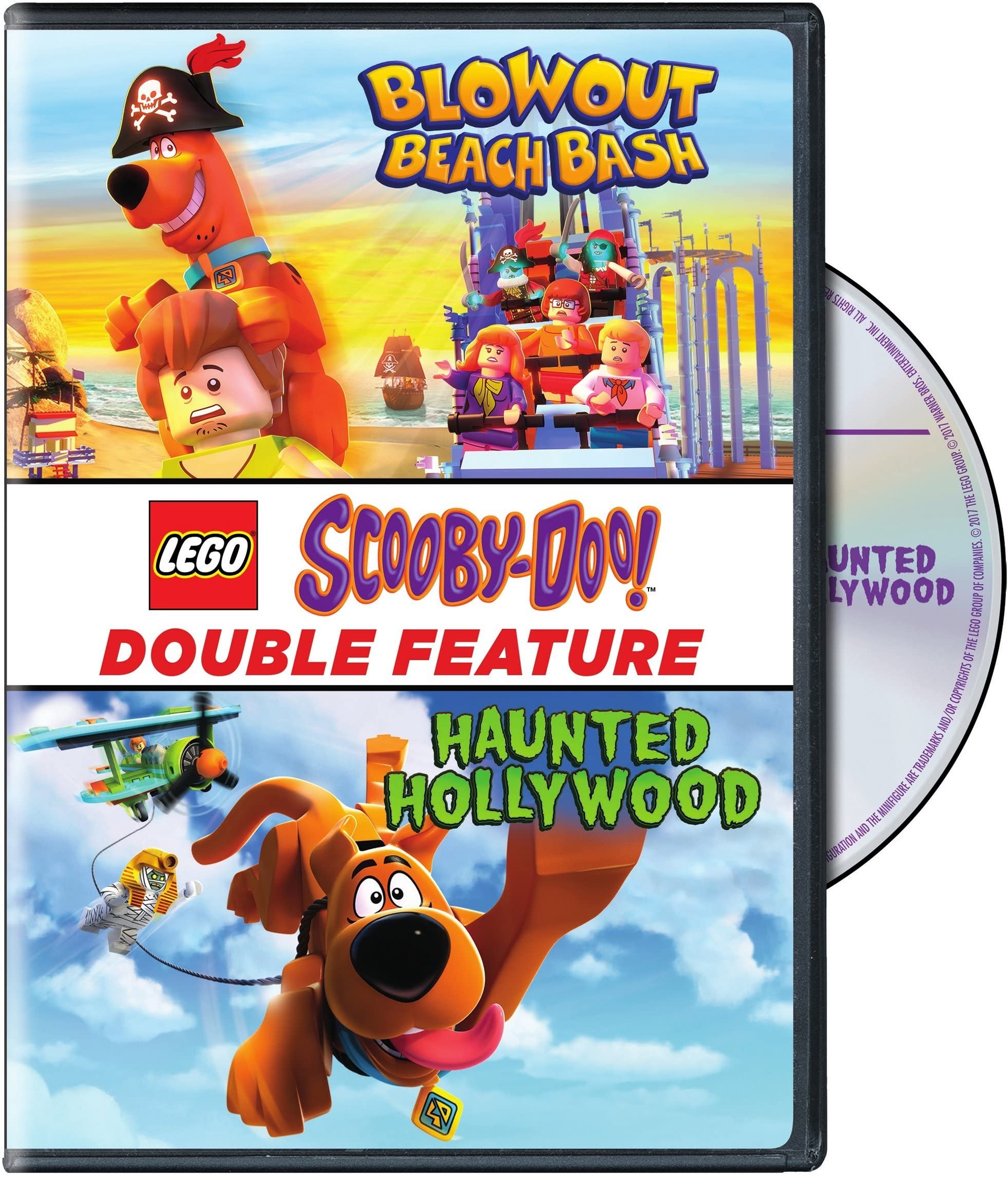 Lego Scooby Haunted Hollywood Blowout Beach Bash DBFE DVD