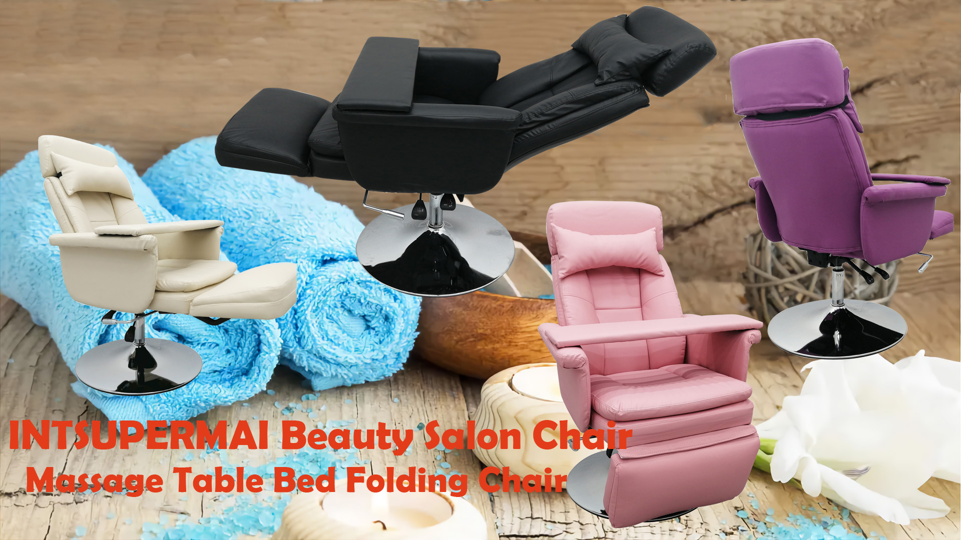 Amazon.com: INTSUPERMAI Beauty Salon Chair Purple Color, 3 -fold