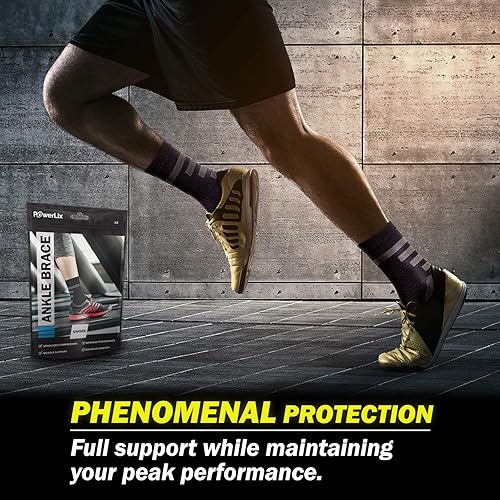 Miniatura 6 de POWERLIX Legs Orthopedic Brace Compression Support Sleeve (Pair) for Swelling, Sprain, Plantar Fasciitis, Arthritis, Tendinitis