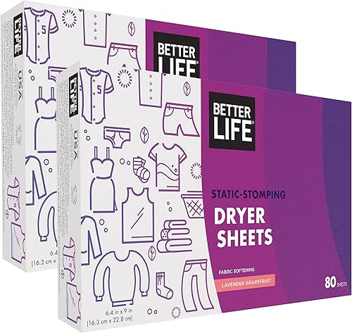 Better Life Sábanas para secadora pomelo lavanda 80 unidades 2422