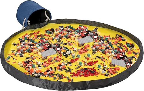 Eterish Cesta de almacenamiento de juguetes y ladrillos de construcción para habitaciones de niños, organizador de almacenamiento para juguetes,