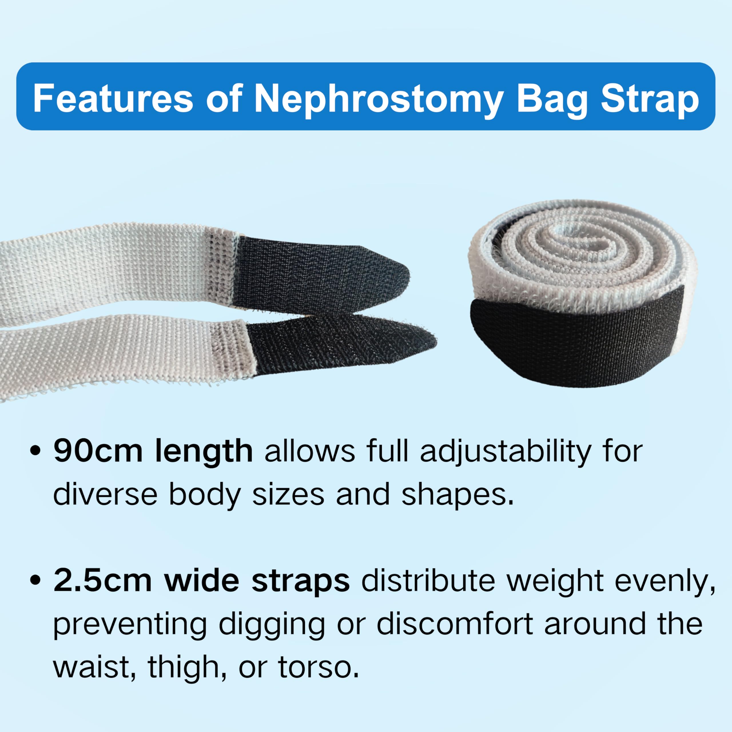 2-Pack 2.5cmx90cm Nephrostomy Bag Strap Holder | Abdominal Fixation product thumbnail 6