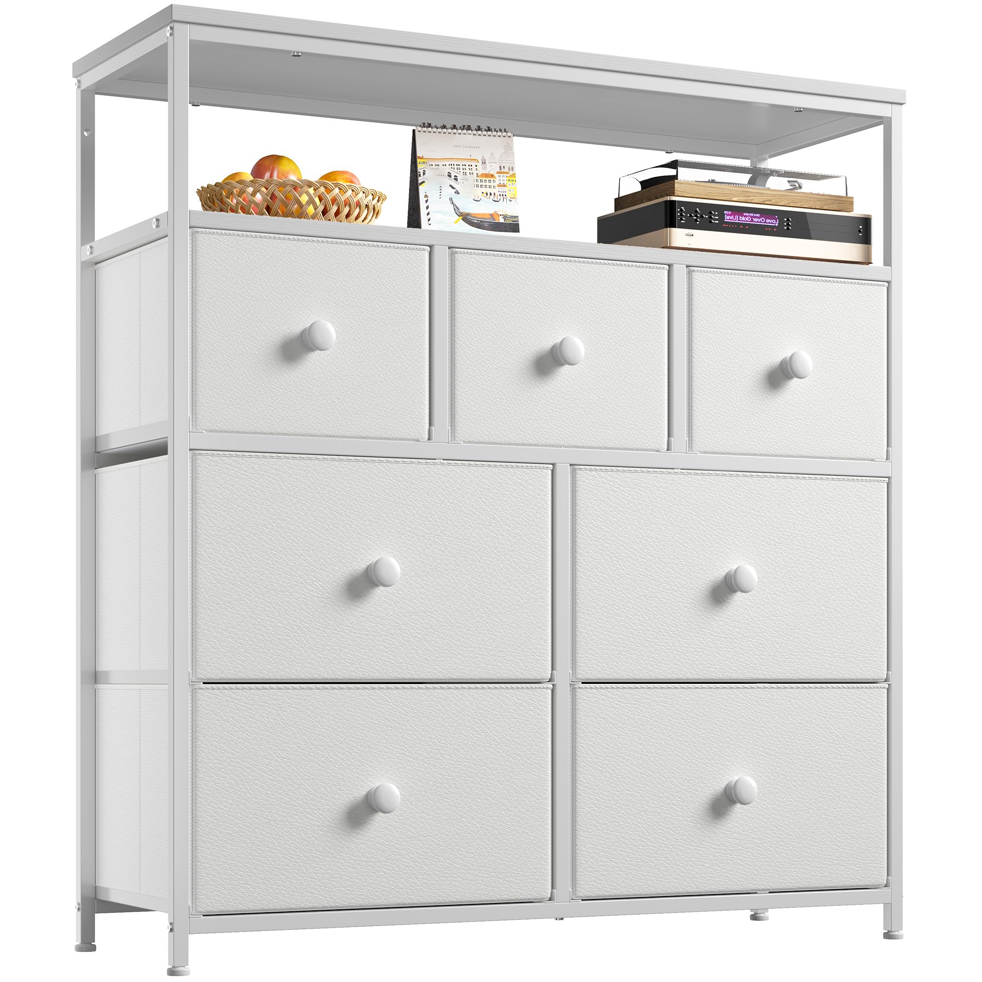 CXチャレンジ　AFTER PARTY うみ&しろは PR＋、PR2枚セット Amazon.com: EnHomee Dresser for Bedroom with 7 Drawer and 2 Open
