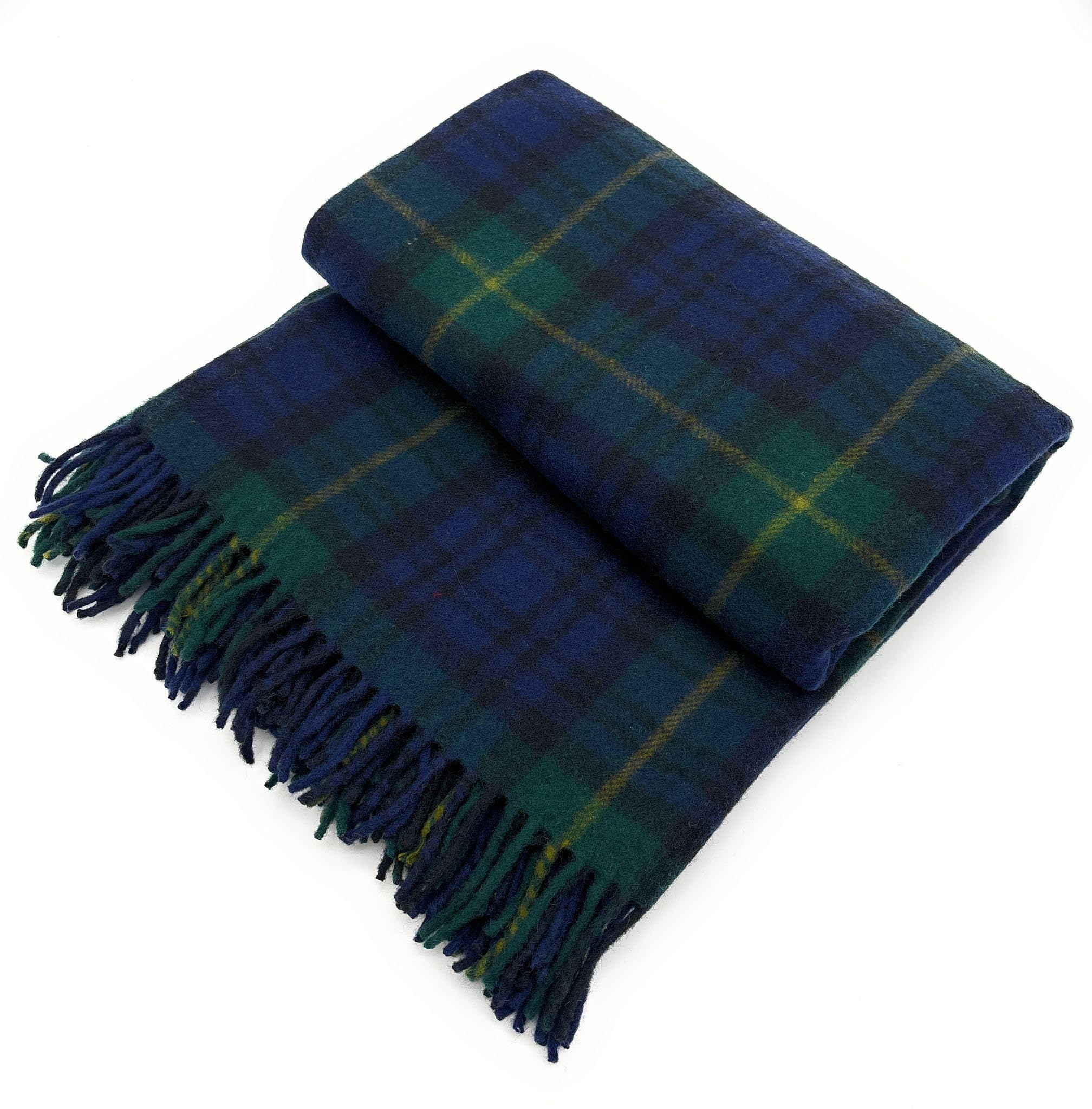 Braw Clans Tartans Men's Gordon Soft Wool Tartan Travel Blanket For Car And Caravan - 70X60 Inches Large Blanket - Scottish Plaid, Checkered, Indoor, Lightweight Outdoor Warm, Bed And Sofa, Picnic Rug - Tartan
