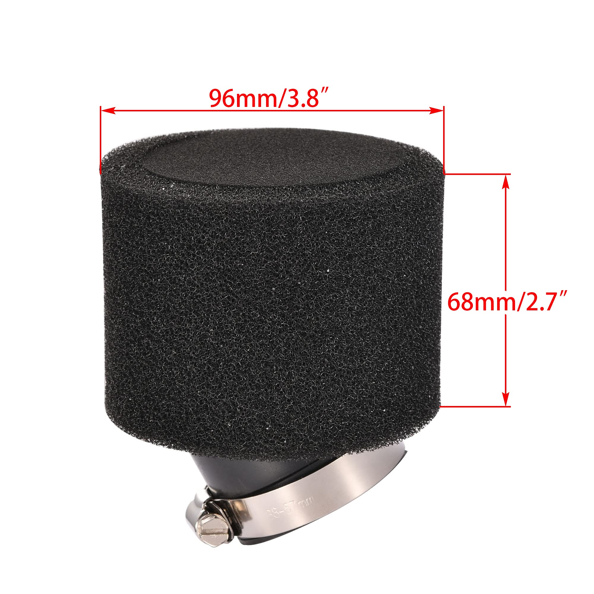 BLACK 41 42mm Foam Air Filter Pod Cleaner 150 160cc PIT Quad Dirt Bike ATV Buggy