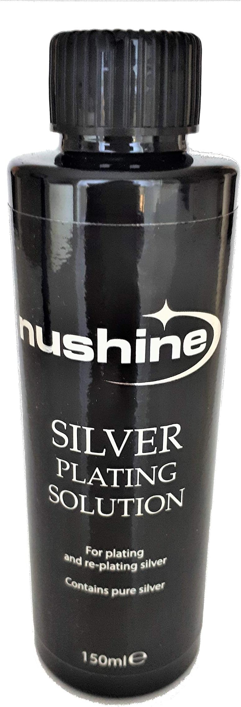 Silver Plating Solution 150ml - permanently plate PURE SILVER onto worn silver, brass, copper and bronze (eco friendly formula)