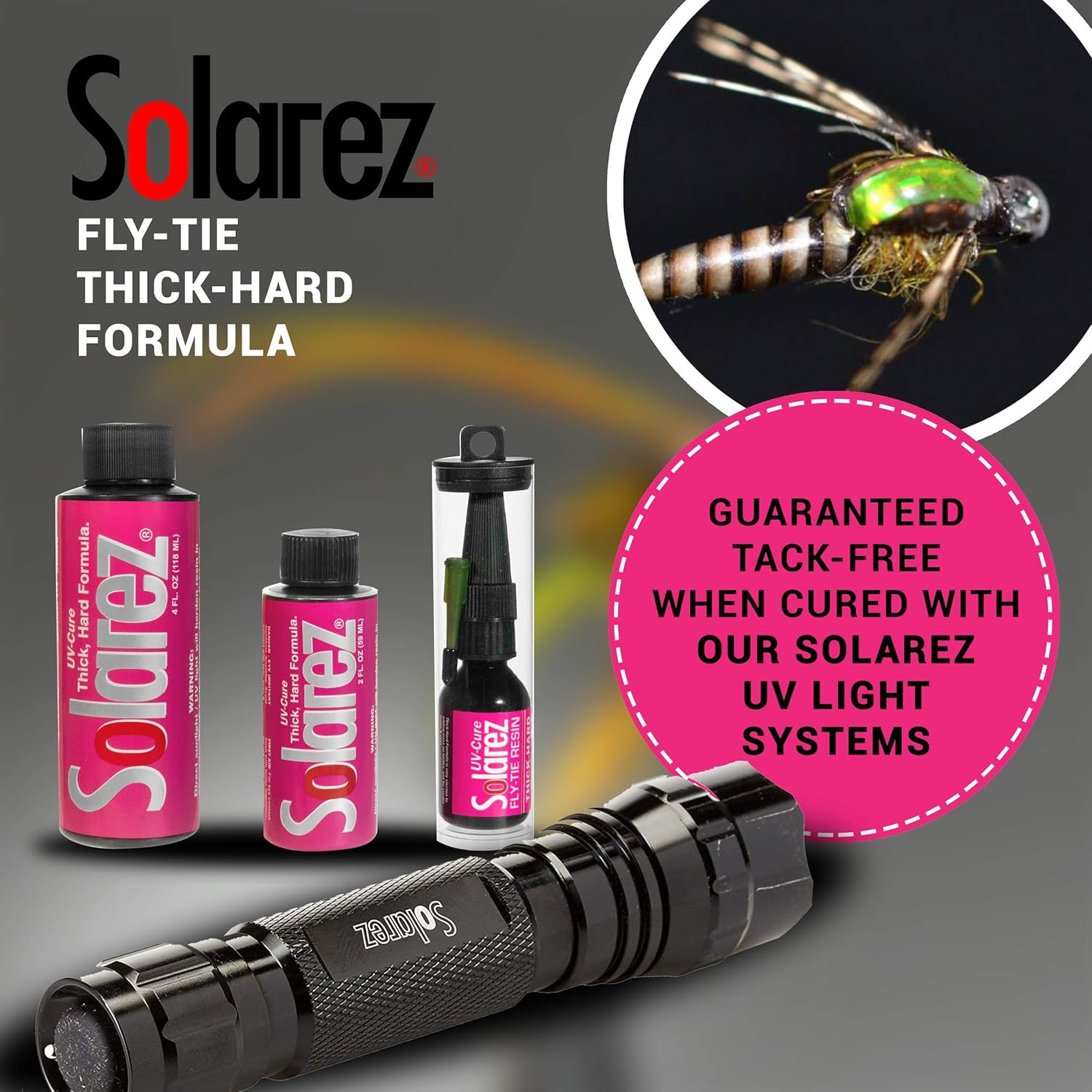 SOLAREZ Fly Tie Thick Hard Formula (4 oz)