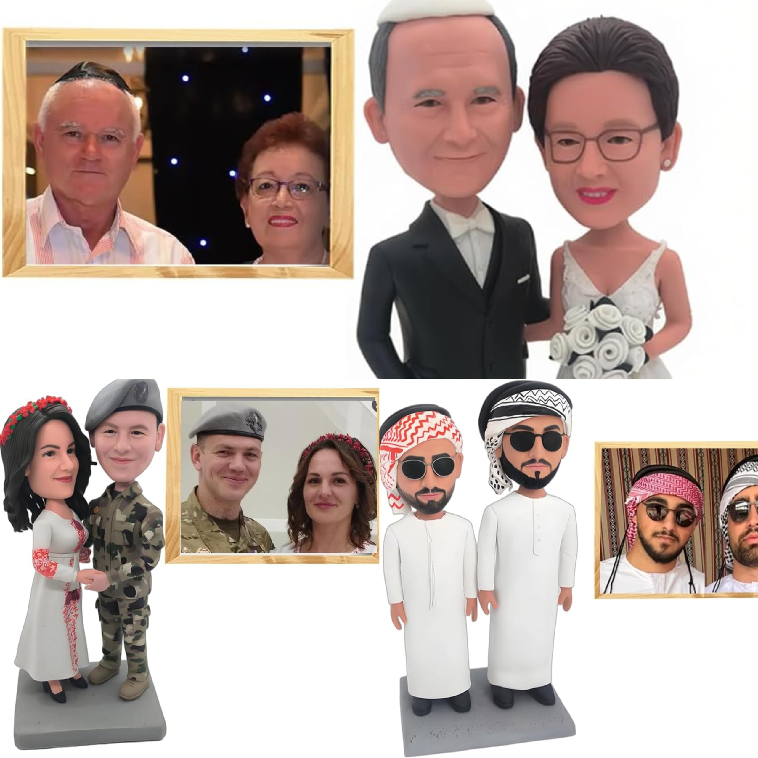 Female Doctor in White Coat Custom Bobblehead Bobble Head Figures Handmade Personalized Sculpture Gift for Women product thumbnail 4