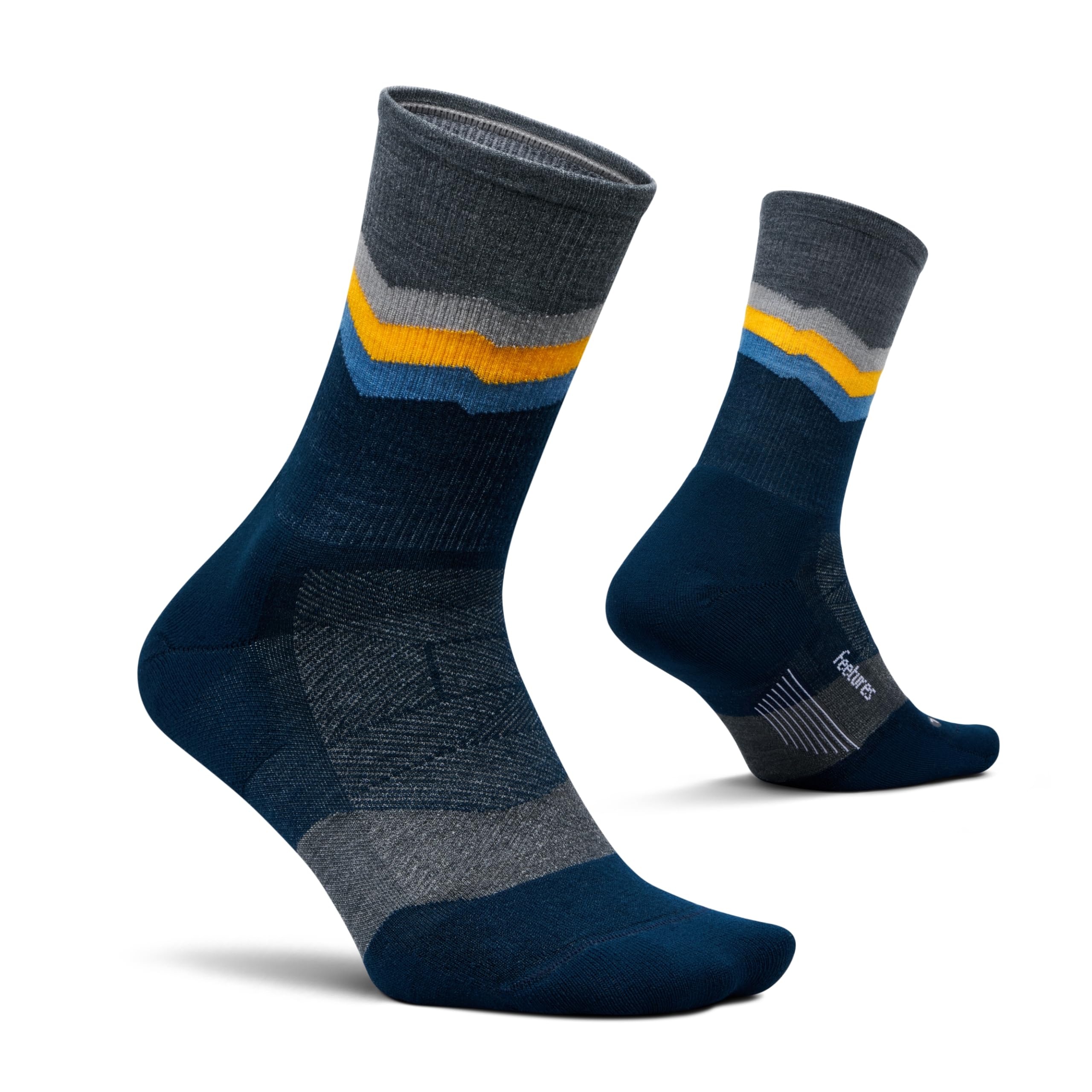 Feetures Merino 10 Max Cushion Merino Wool Quarter Sock