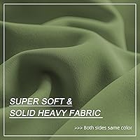 Vista 41 de Cortina plisada de 96 pulgadas de largo, con aislamiento térmico para oscurecer la habitación, cortina plisada con ganchos y alzapaños para sala