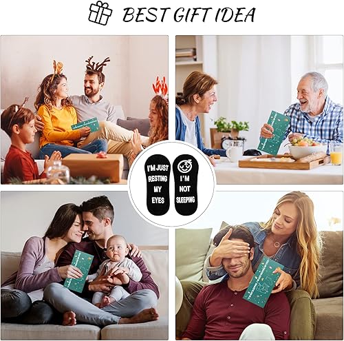 Miniatura 3 de Regalos para papá para Navidad, regalos de cumpleaños para papá, abuelo, marido de hija, ideas de regalo para el día del padre, calcetines divertidos