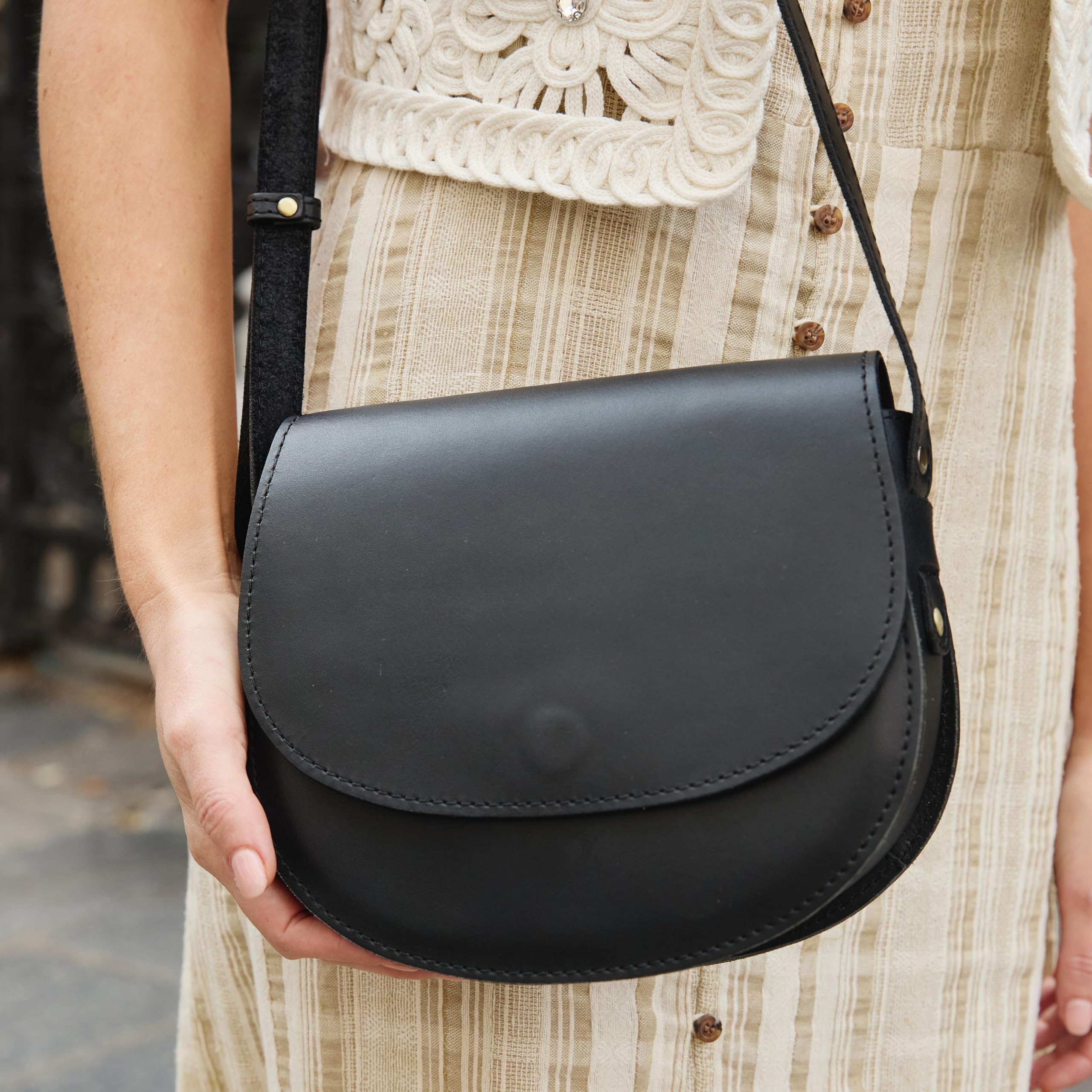 Gusti Elenor - Bolso bandolera de piel para mujer